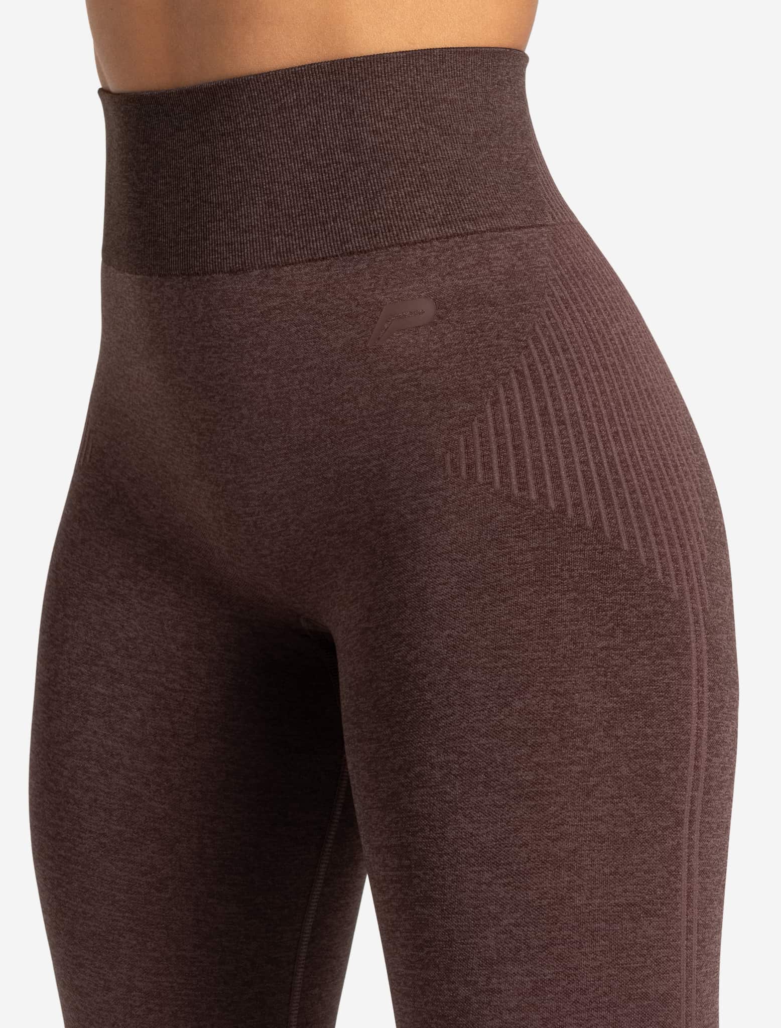 ADAPT 2.0 Seamless 7/8 Leggings - Cherry Brown - Image 3