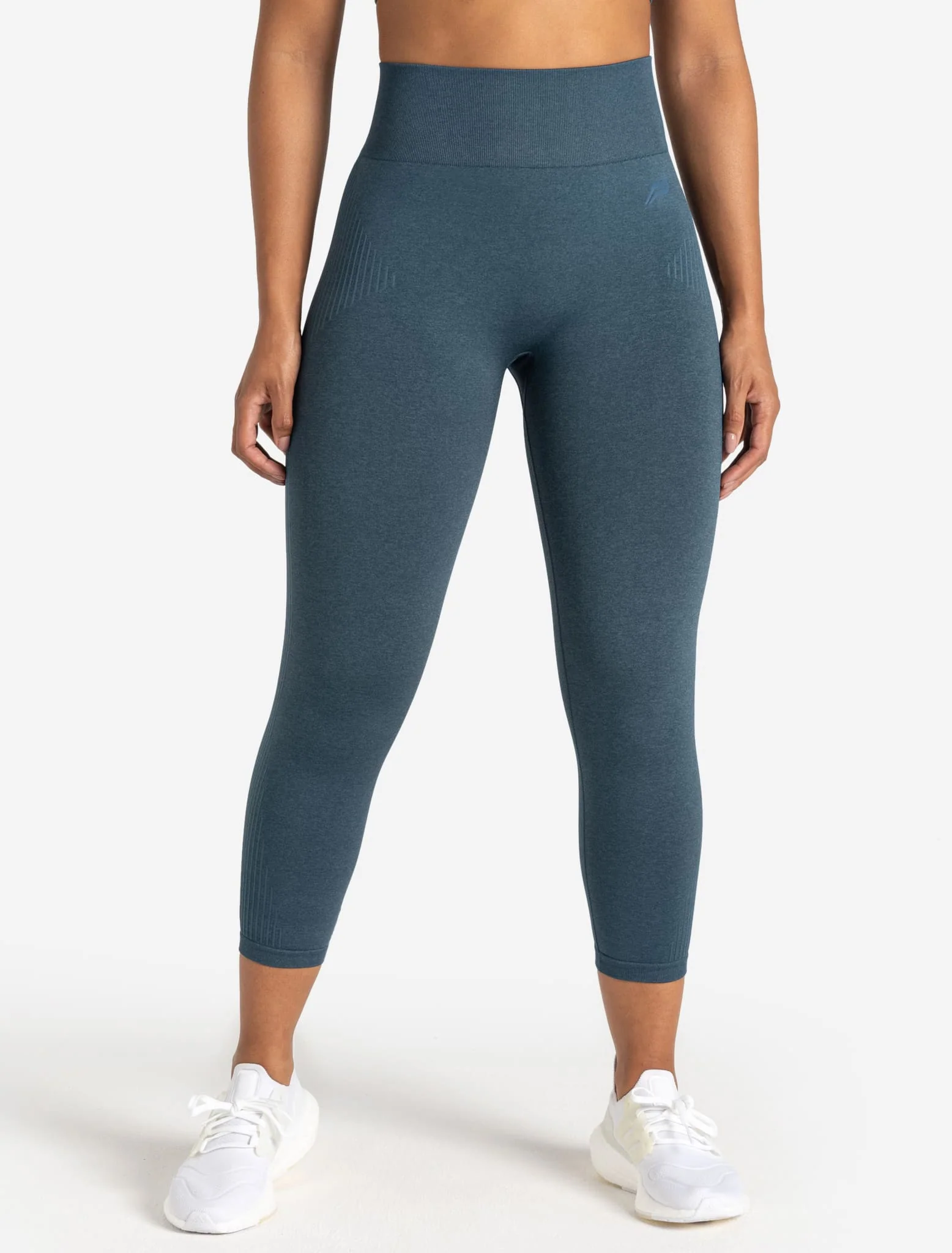 ADAPT 2.0 Seamless 7/8 Leggings - Petrol Blue - Image 2