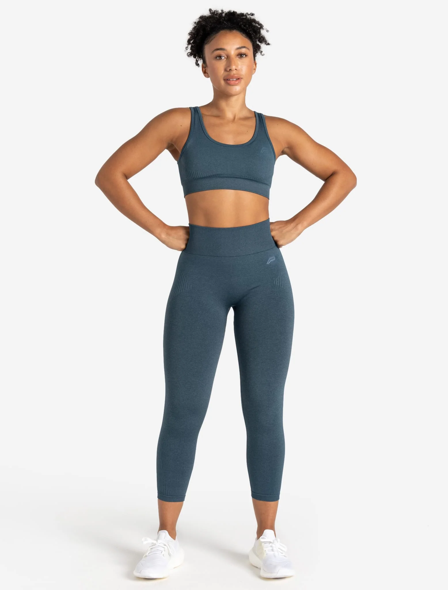 ADAPT 2.0 Seamless 7/8 Leggings - Petrol Blue - Image 6