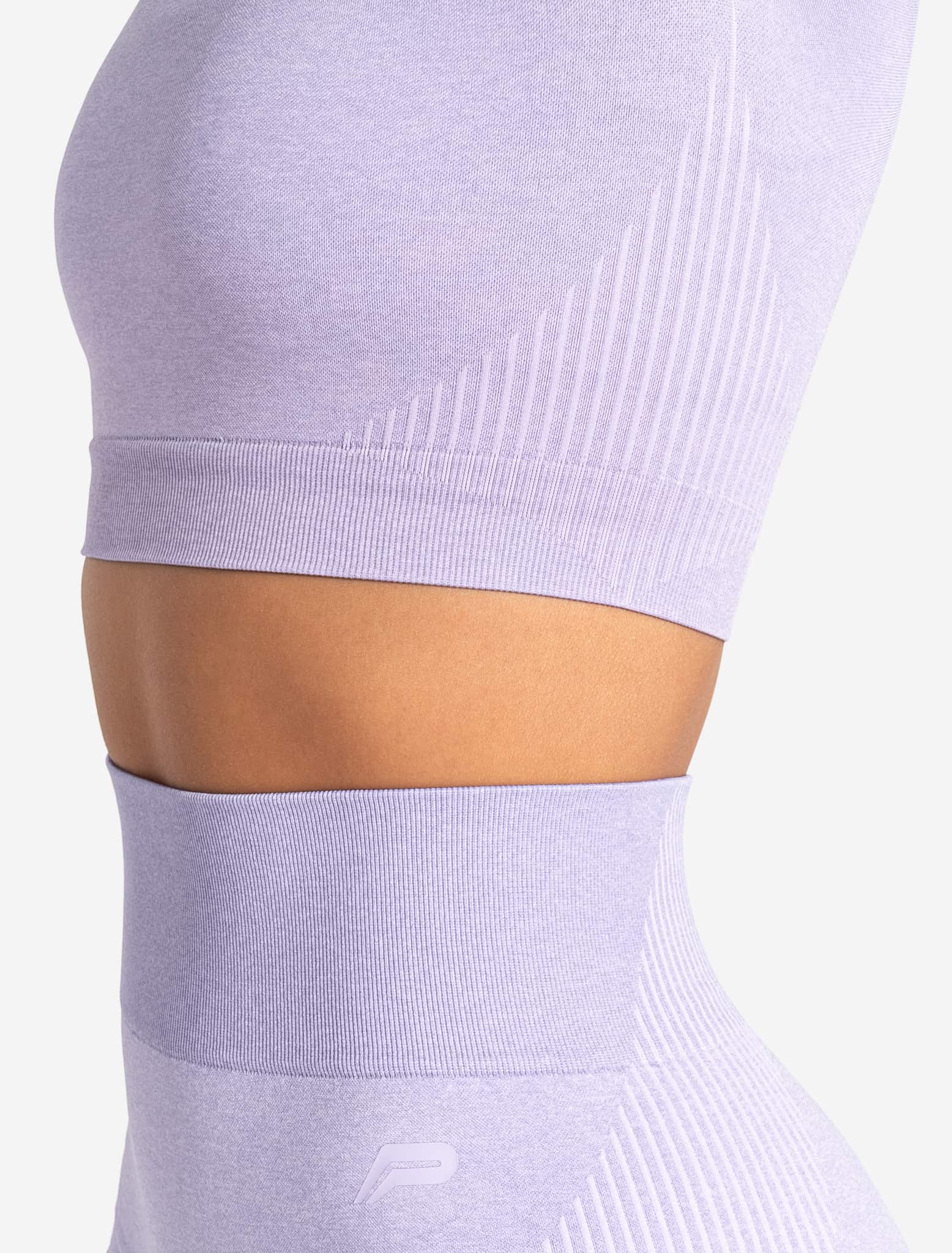 ADAPT 2.0 Seamless Crop Top - Lilac - Image 3