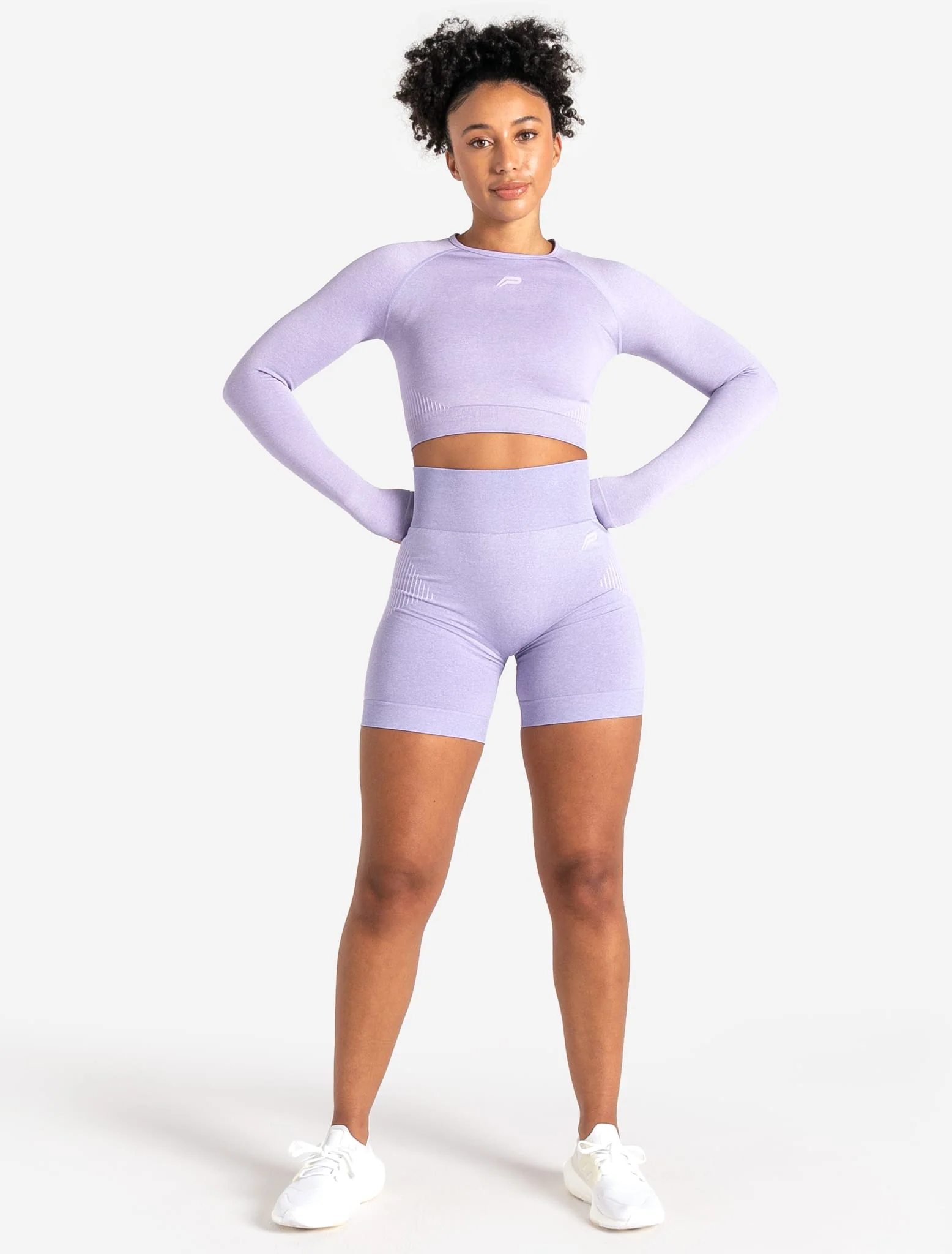ADAPT 2.0 Seamless Crop Top - Lilac - Image 5