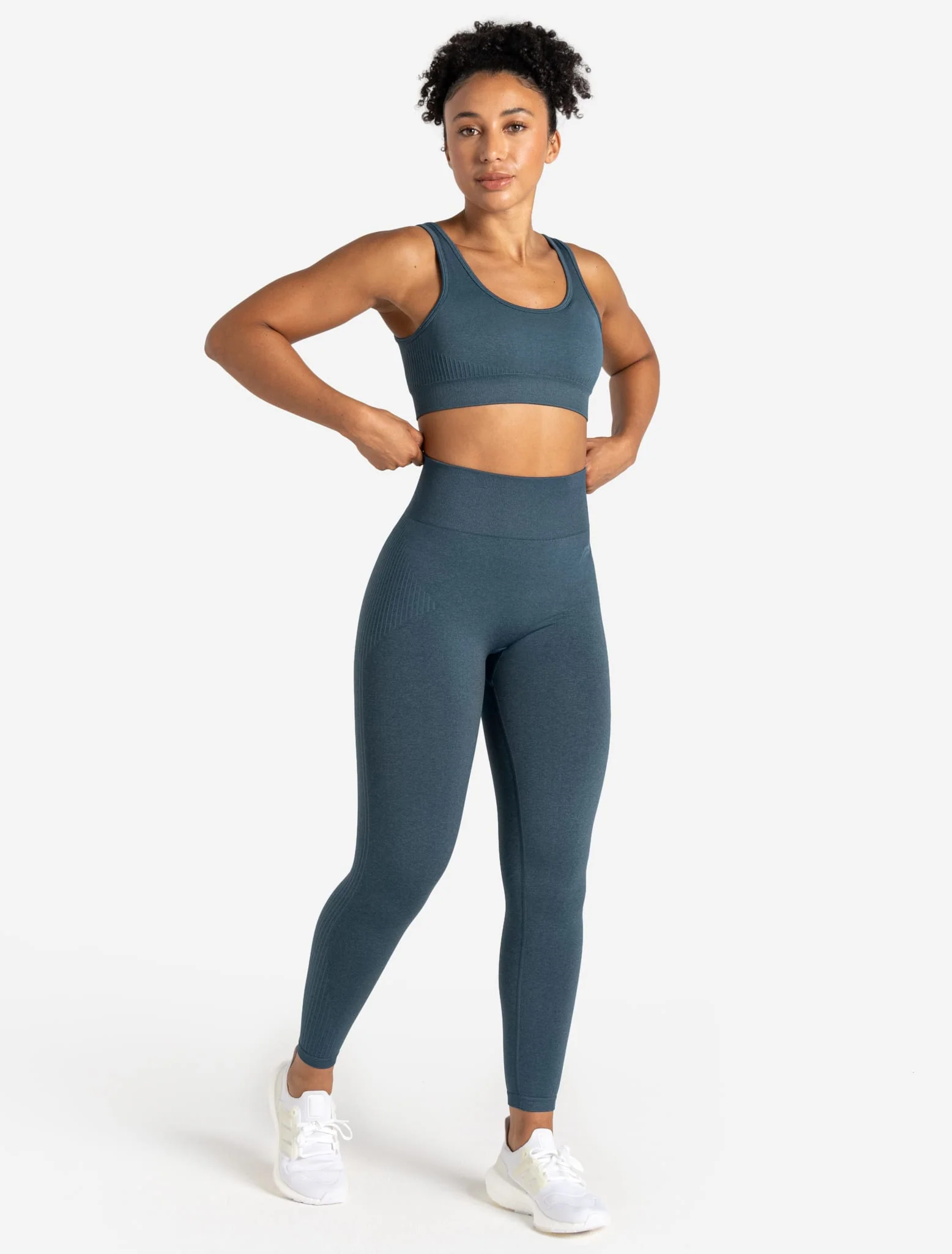 ADAPT 2.0 Seamless Sports Bra - Petrol Blue - Image 6