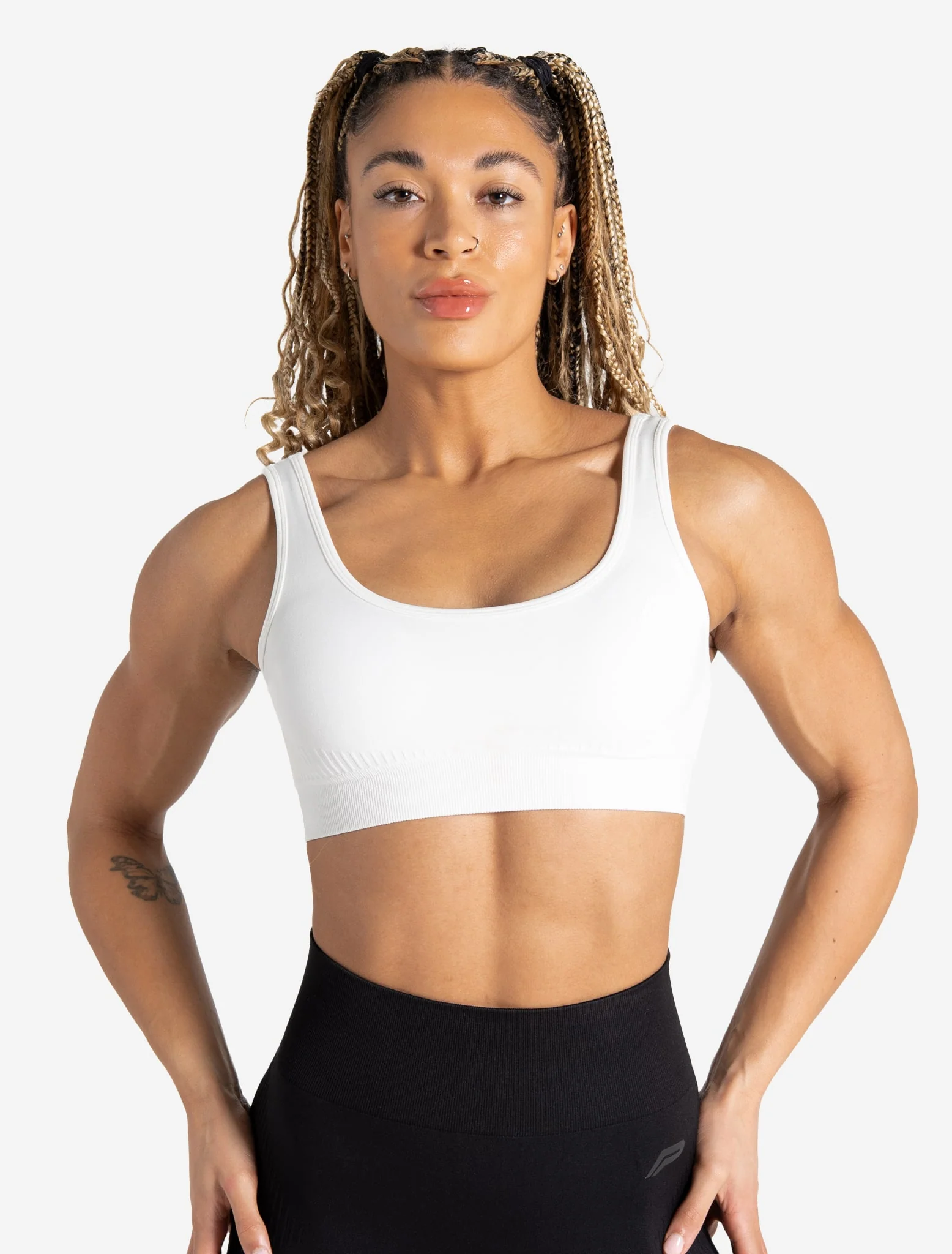 ADAPT 2.0 Seamless Sports Bra - White