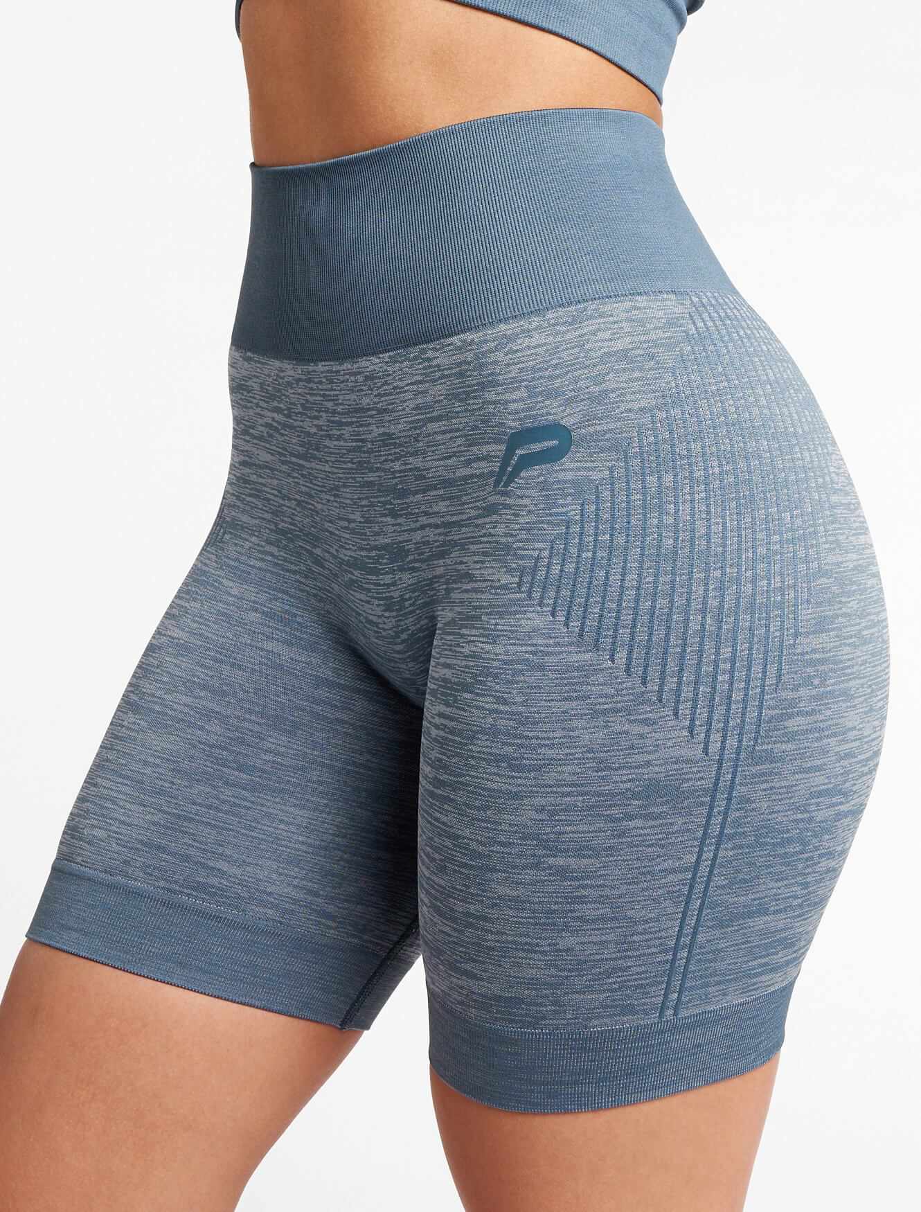 ADAPT Seamless Shorts - Slate Blue - Image 5