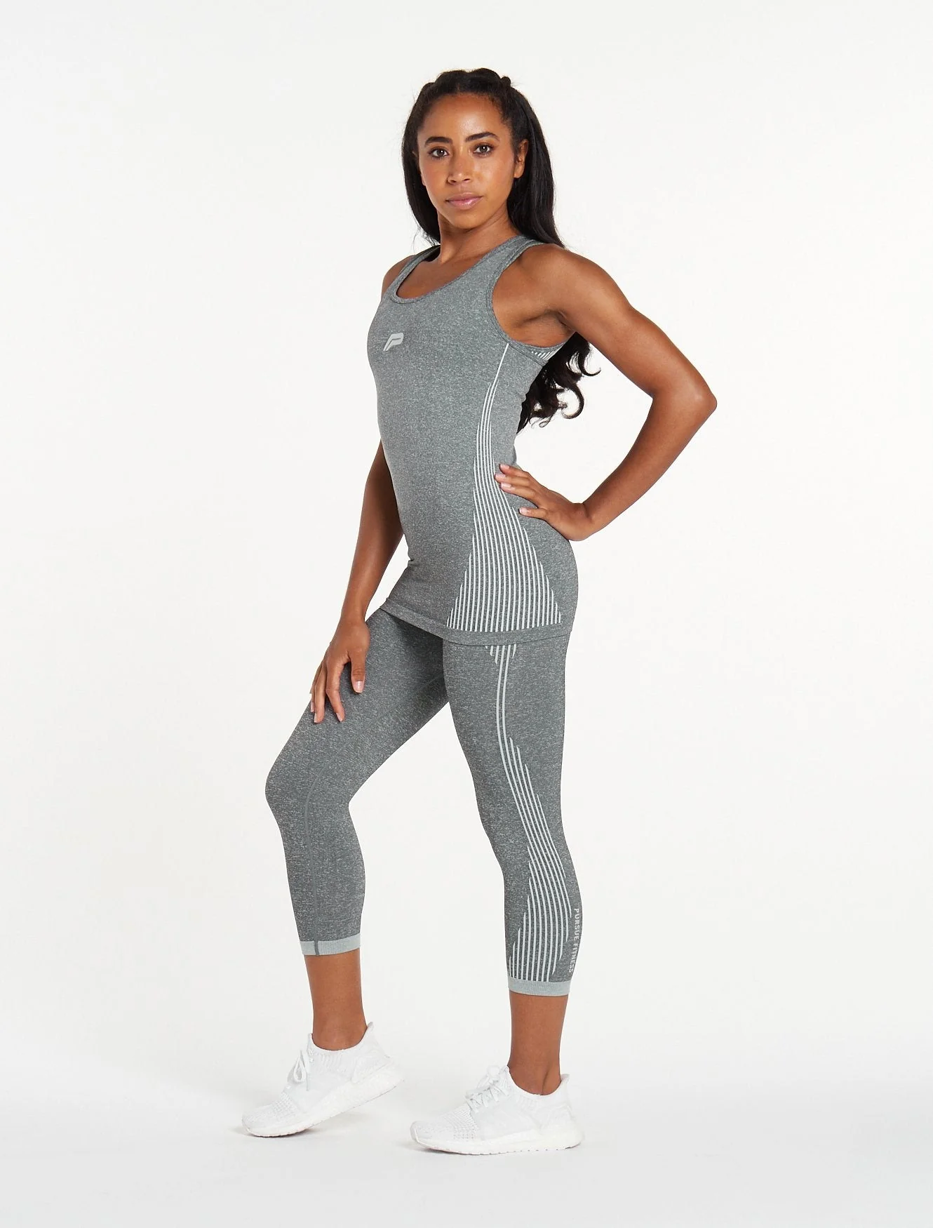 ADAPT Seamless Vest - Light Grey - Image 6