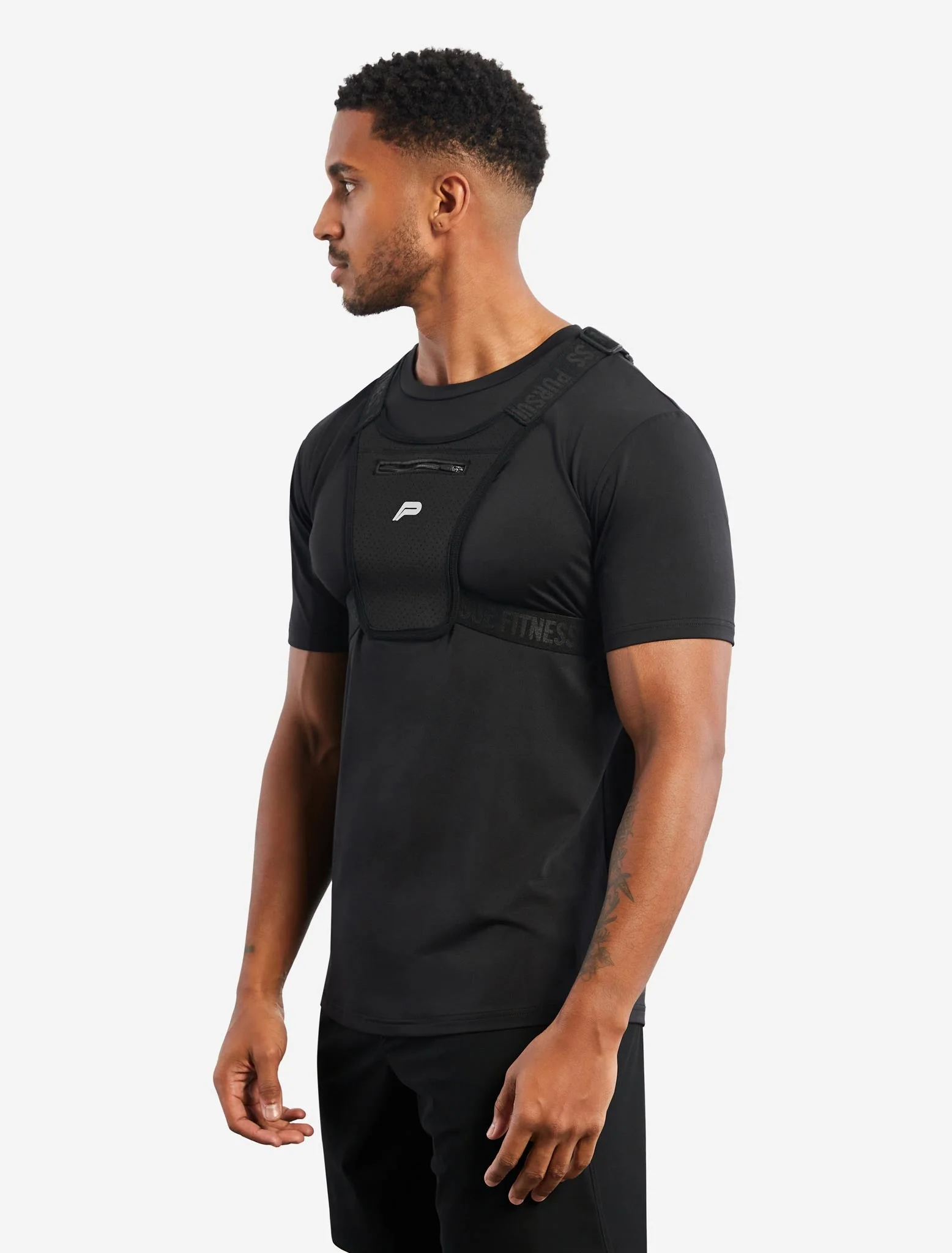 Adjustable Training Vest - Black - Image 3