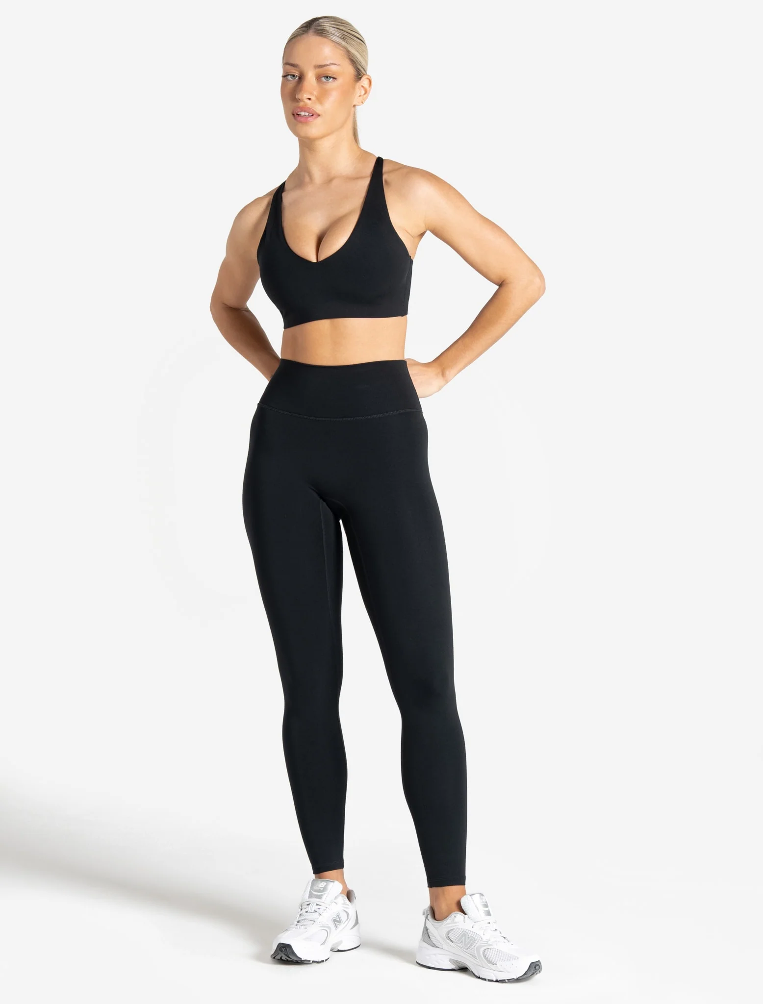 Allure Adjustable Sports Bra - Black - Image 5