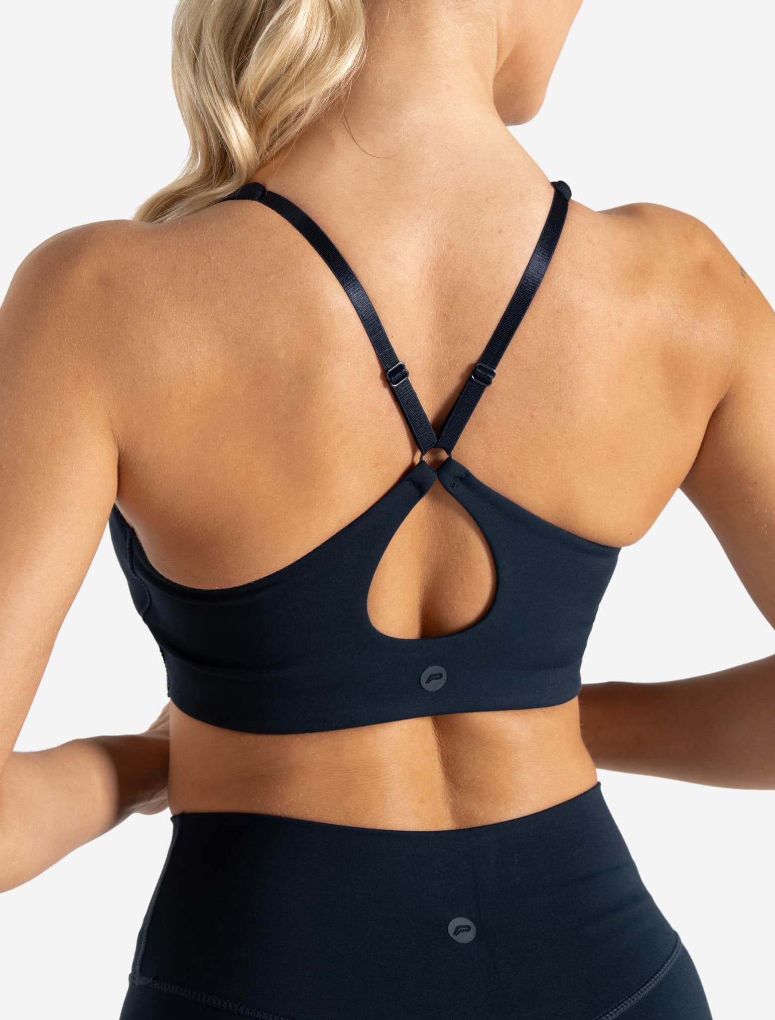 Allure Adjustable Sports Bra - Dark Navy - Image 4
