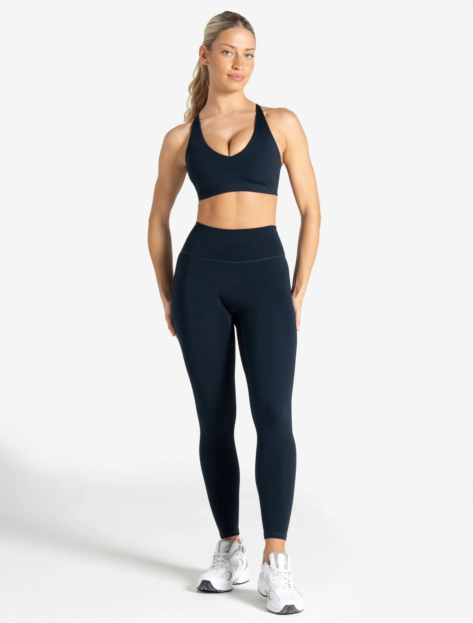 Allure Adjustable Sports Bra - Dark Navy - Image 5