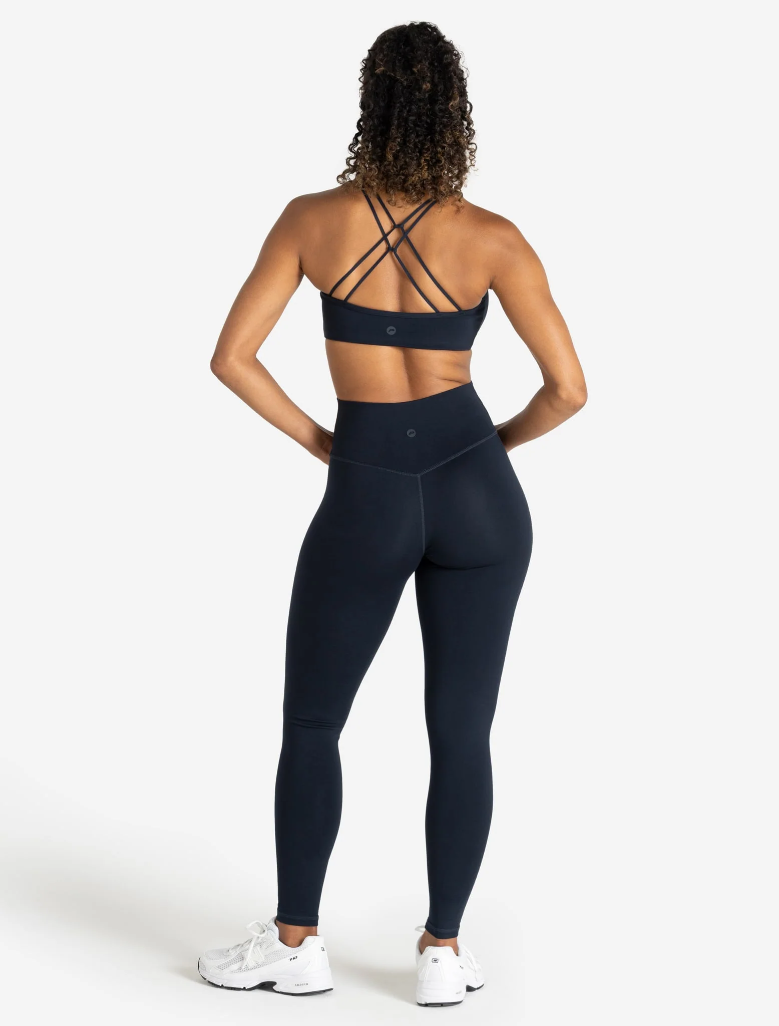 Allure Cross Back Sports Bra - Dark Navy - Image 4