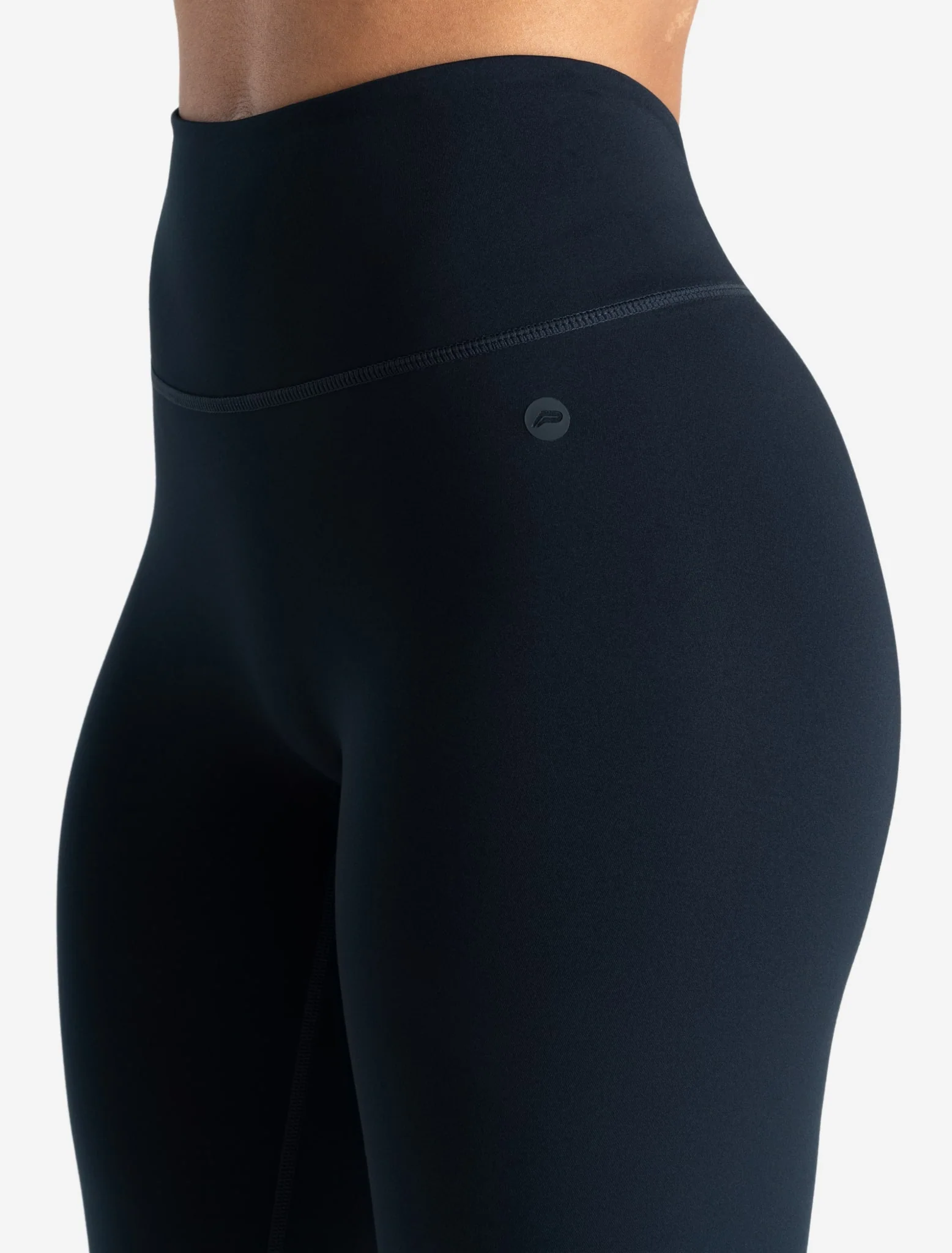 Allure Dipped Waist Leggings - Dark Navy - Image 4