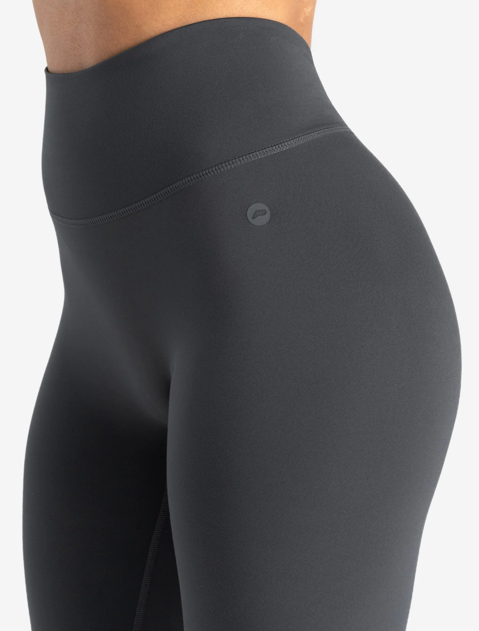 Allure Dipped Waist Leggings - Storm Grey - Image 3