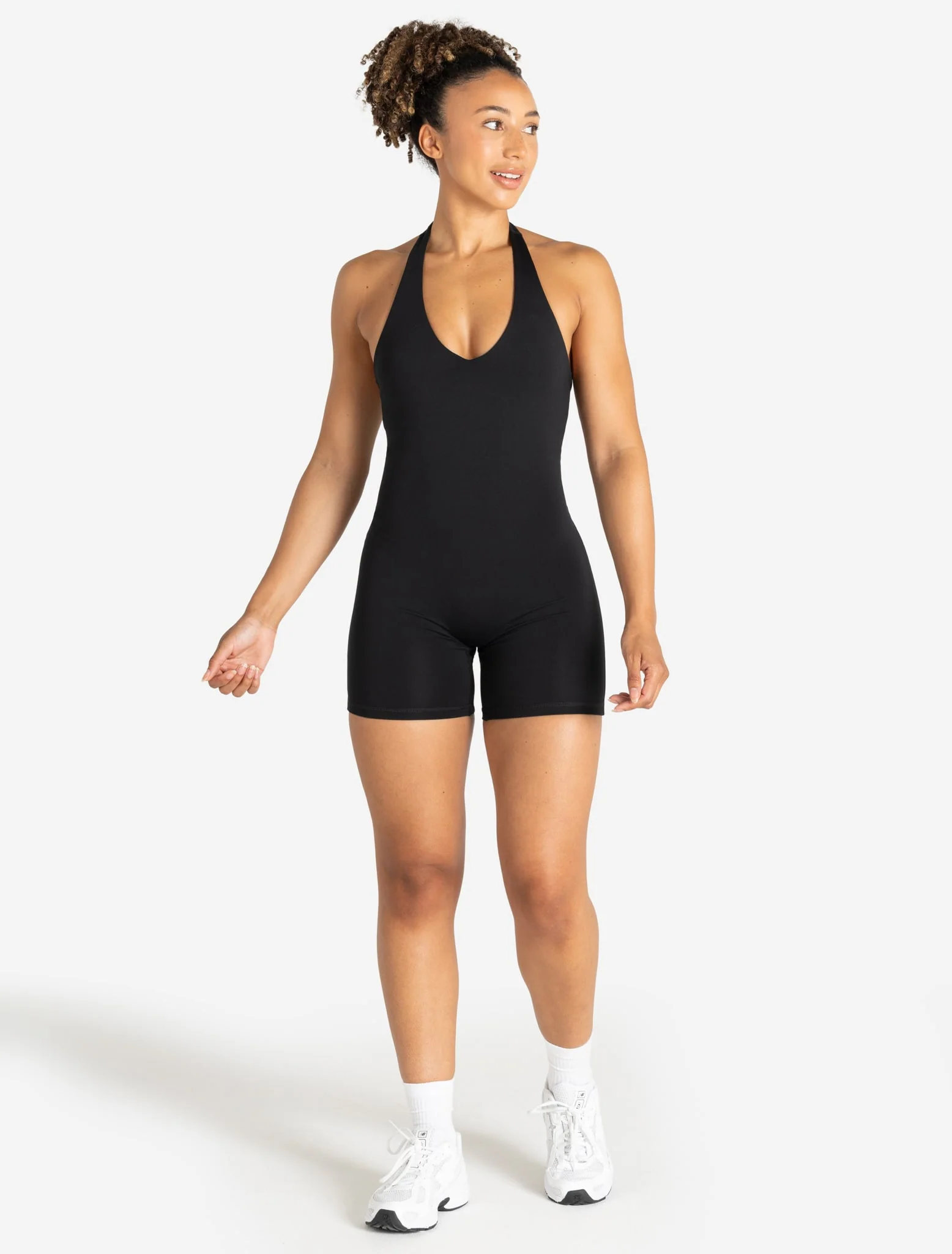 Allure Halter Neck All In One - Black - Image 5