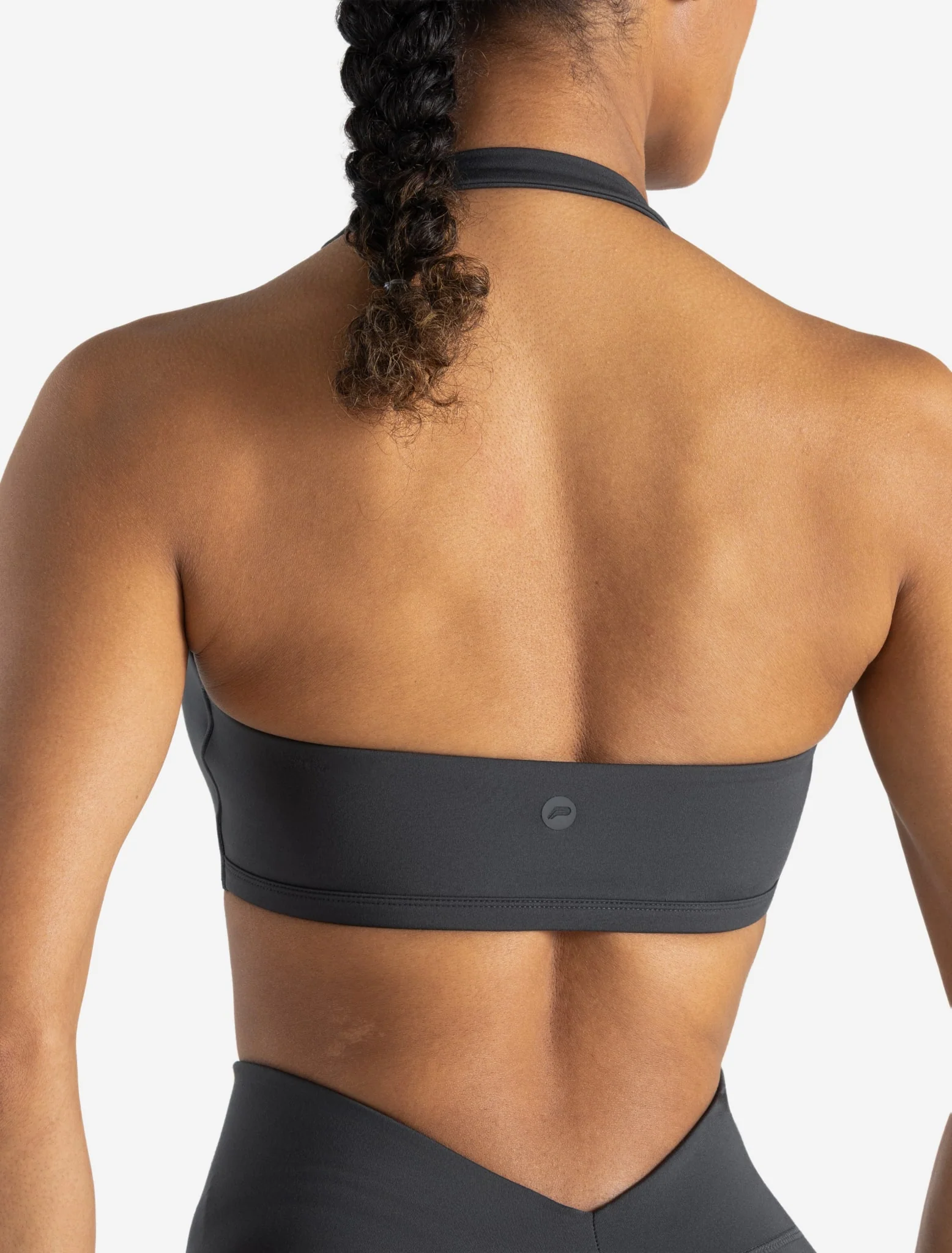 Allure Halter Sports Bra - Storm Grey - Image 4