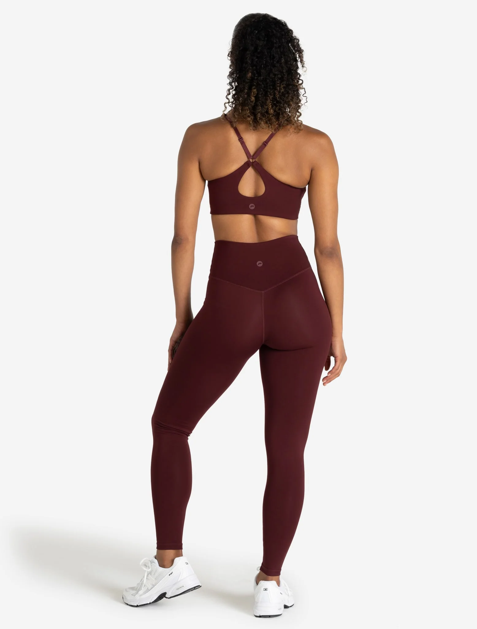 Allure Leggings - Dark Burgundy - Image 8