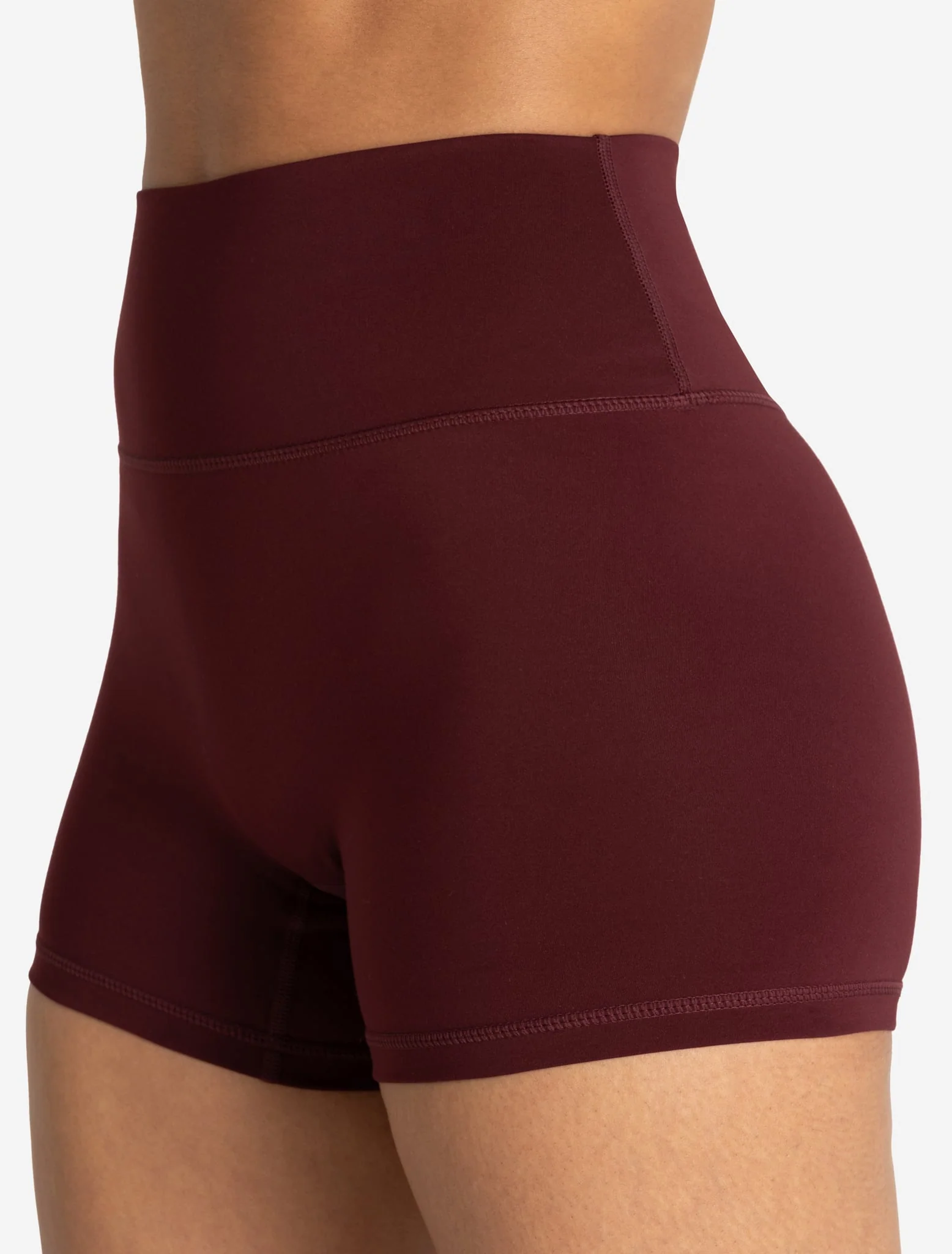 Allure Short Length Shorts - Dark Burgundy - Image 6
