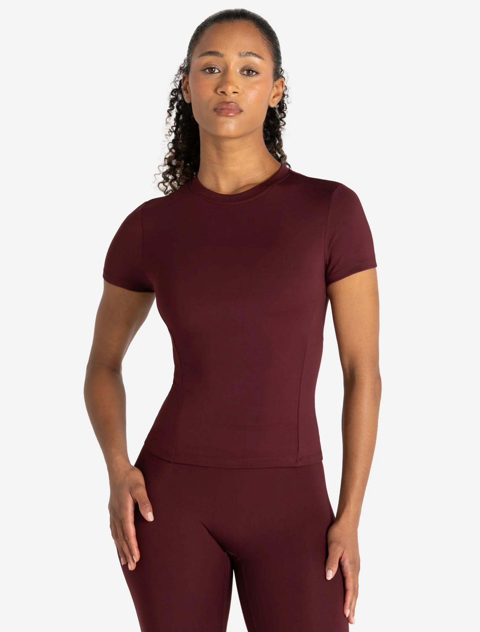 Allure T-Shirt - Dark Burgundy