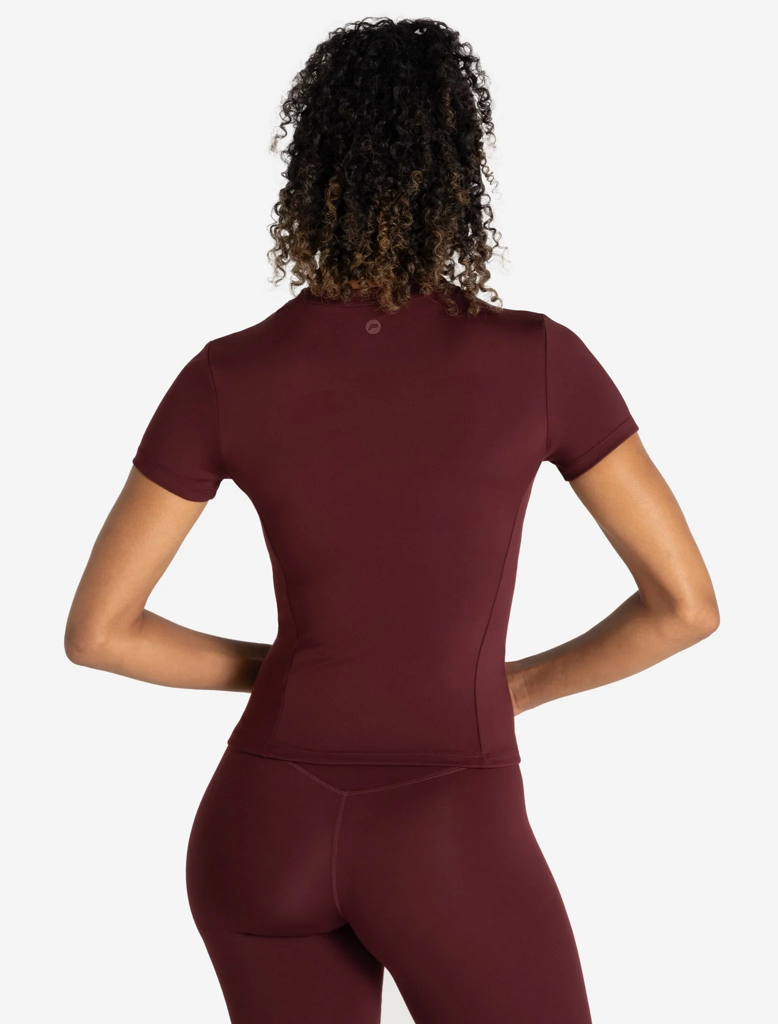 Allure T-Shirt - Dark Burgundy - Image 2