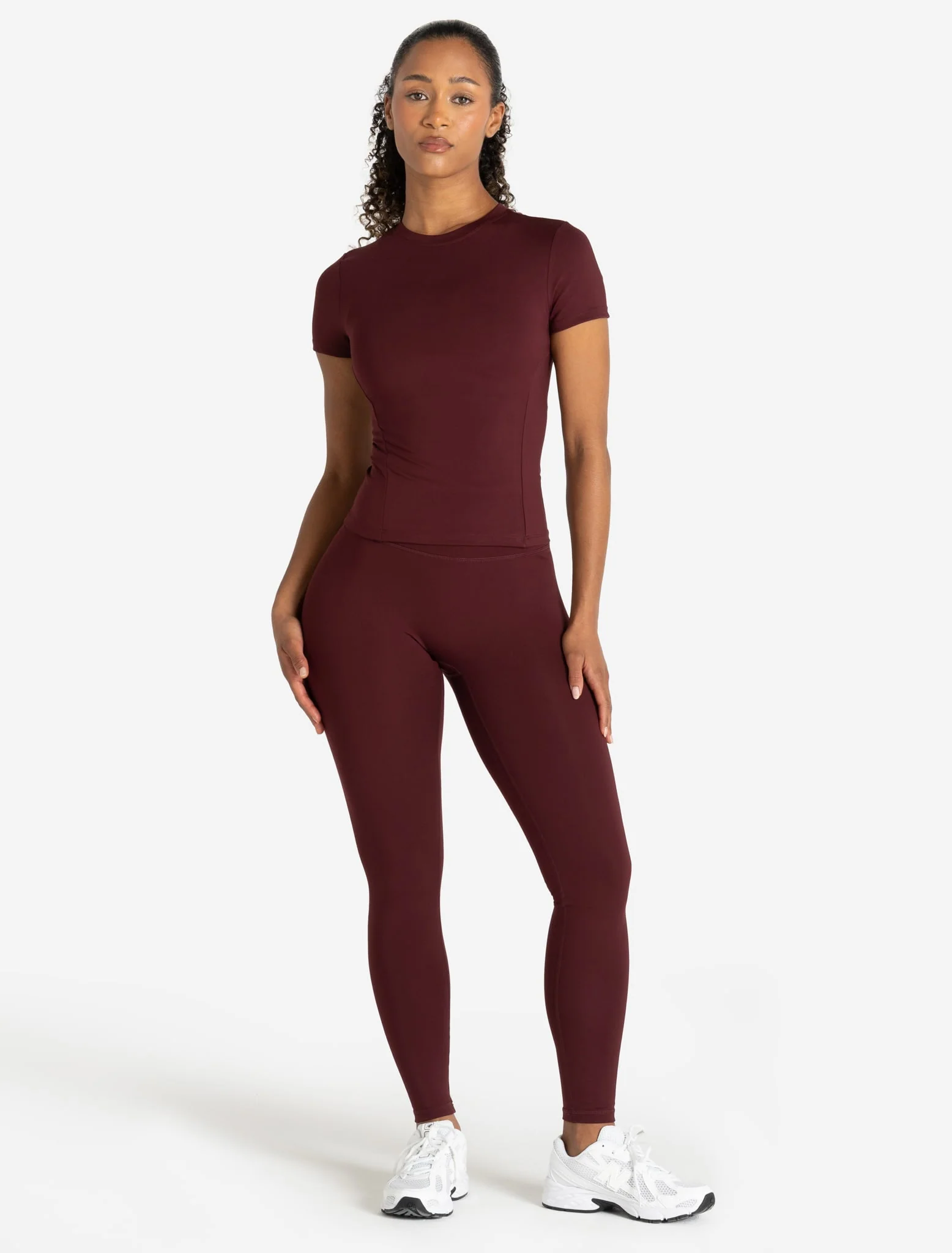 Allure T-Shirt - Dark Burgundy - Image 5