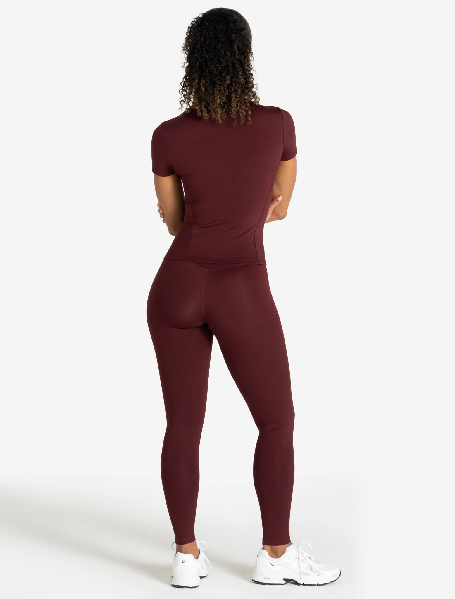 Allure T-Shirt - Dark Burgundy - Image 6