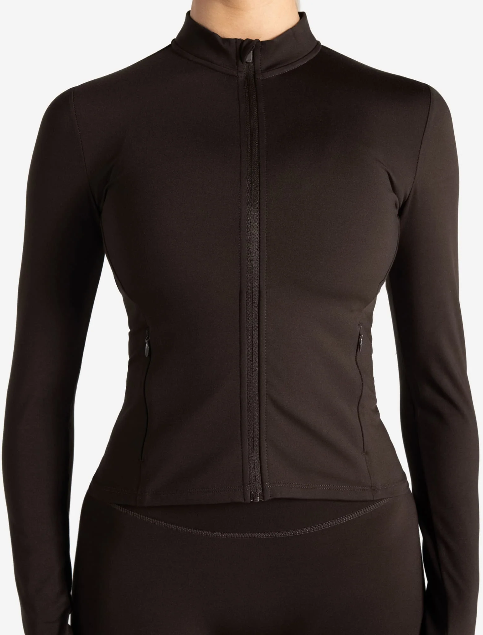 Allure Zip Jacket - Espresso - Image 3