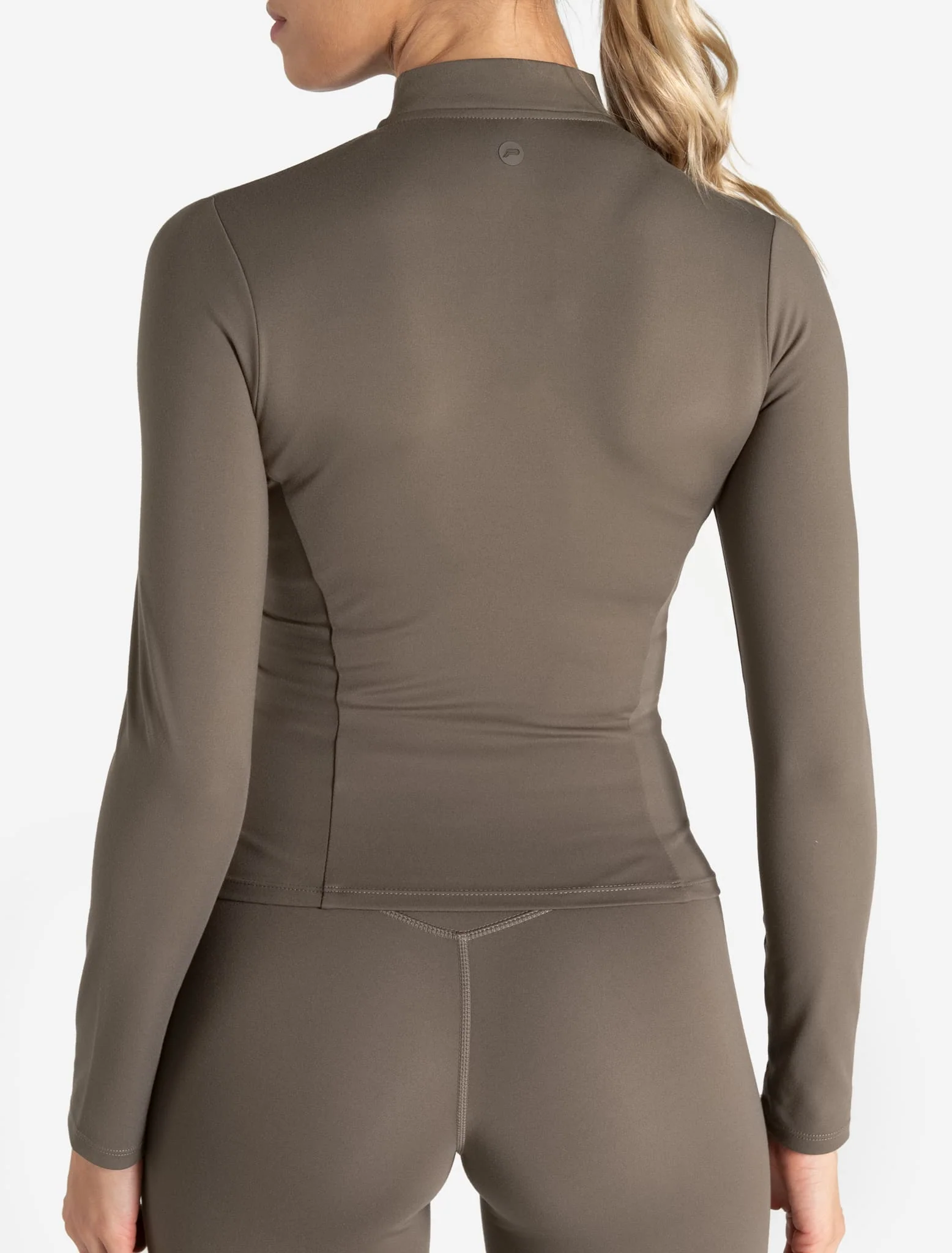 Allure Zip Jacket - Taupe - Image 3