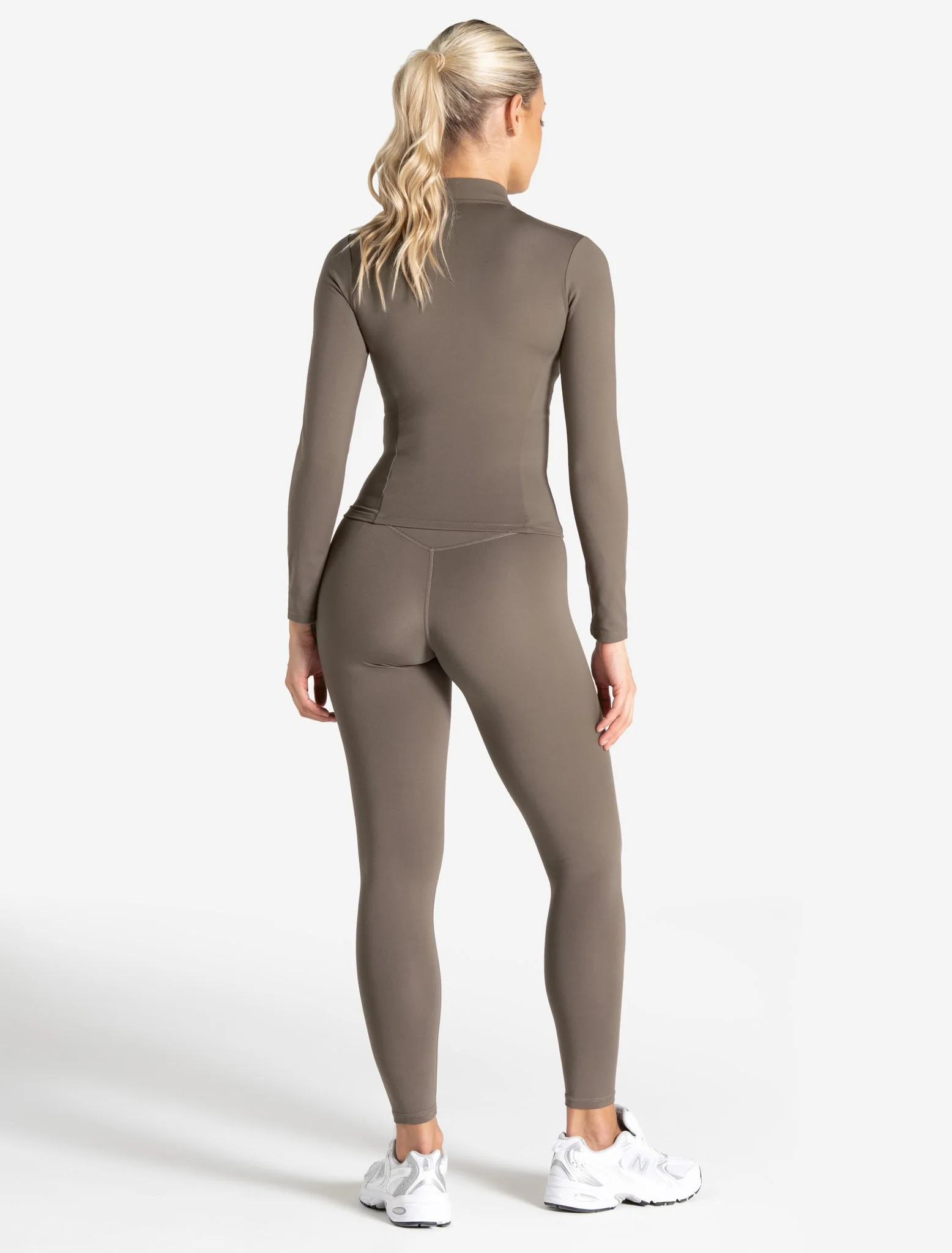 Allure Zip Jacket - Taupe - Image 5