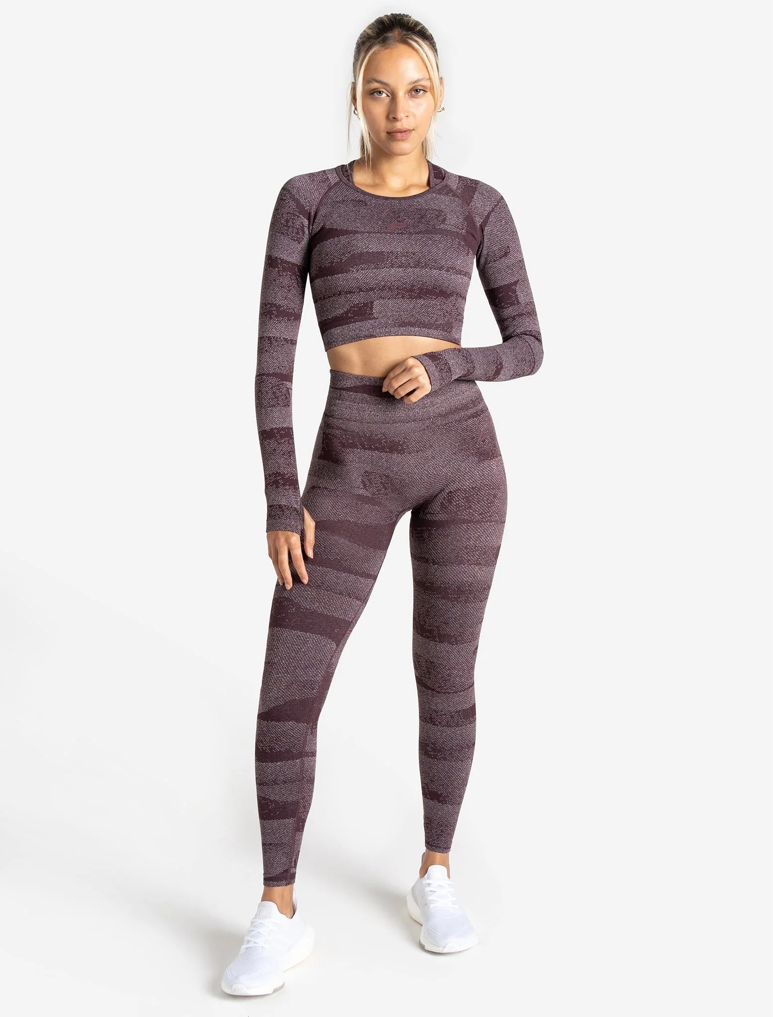 Boost Seamless Leggings - Cherry - Image 7