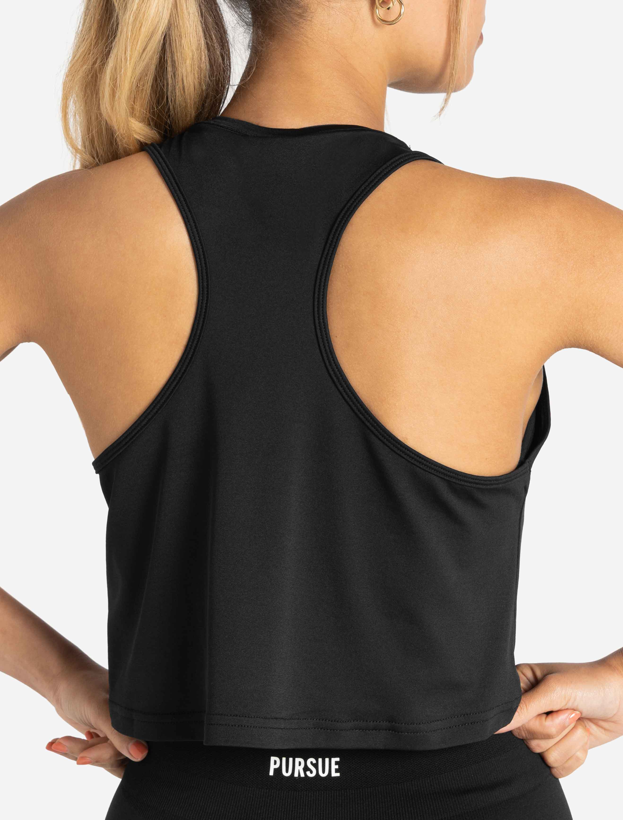 BreathEasy Crop Vest - Black - Image 3