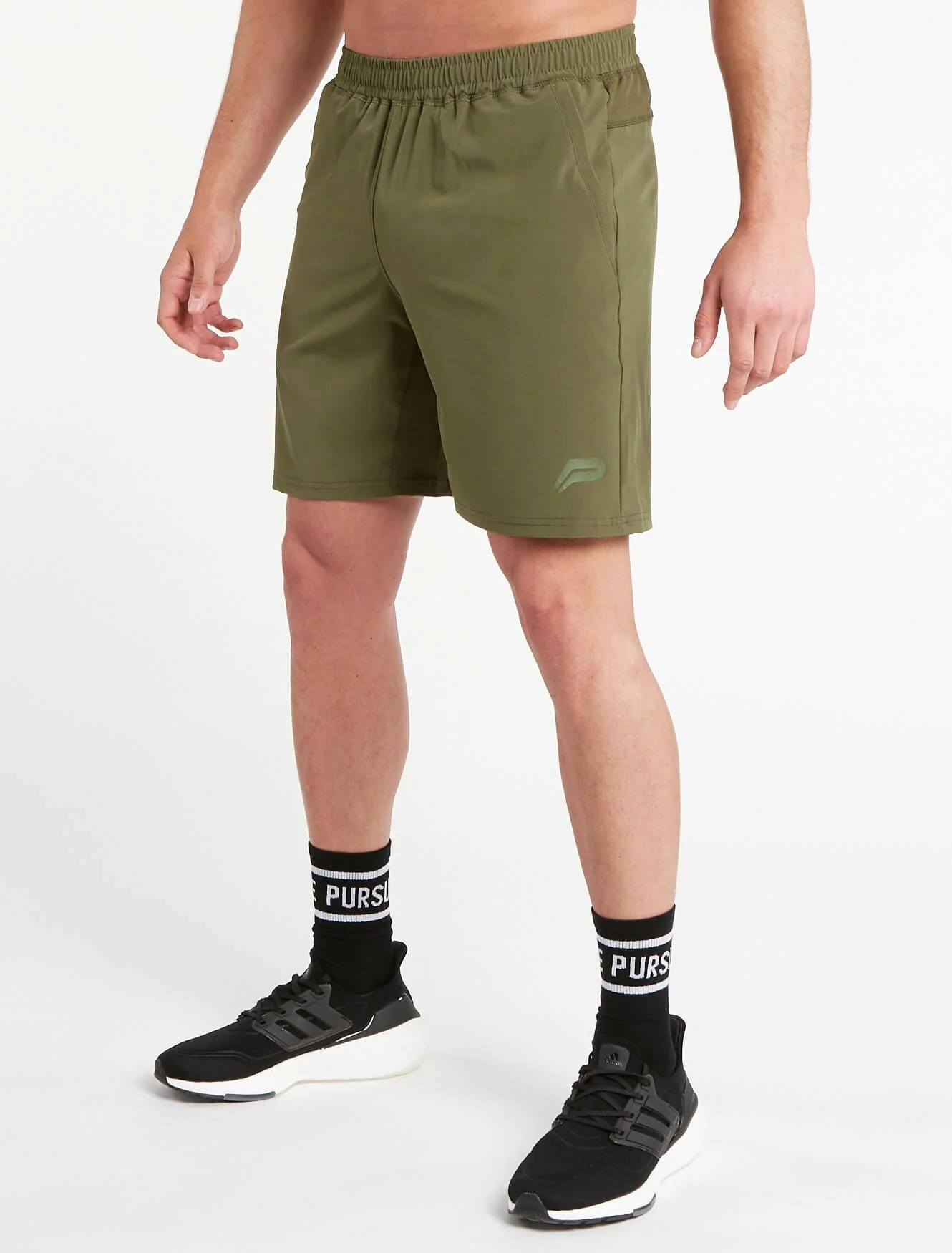BreathEasy Training Shorts - Khaki - Image 3