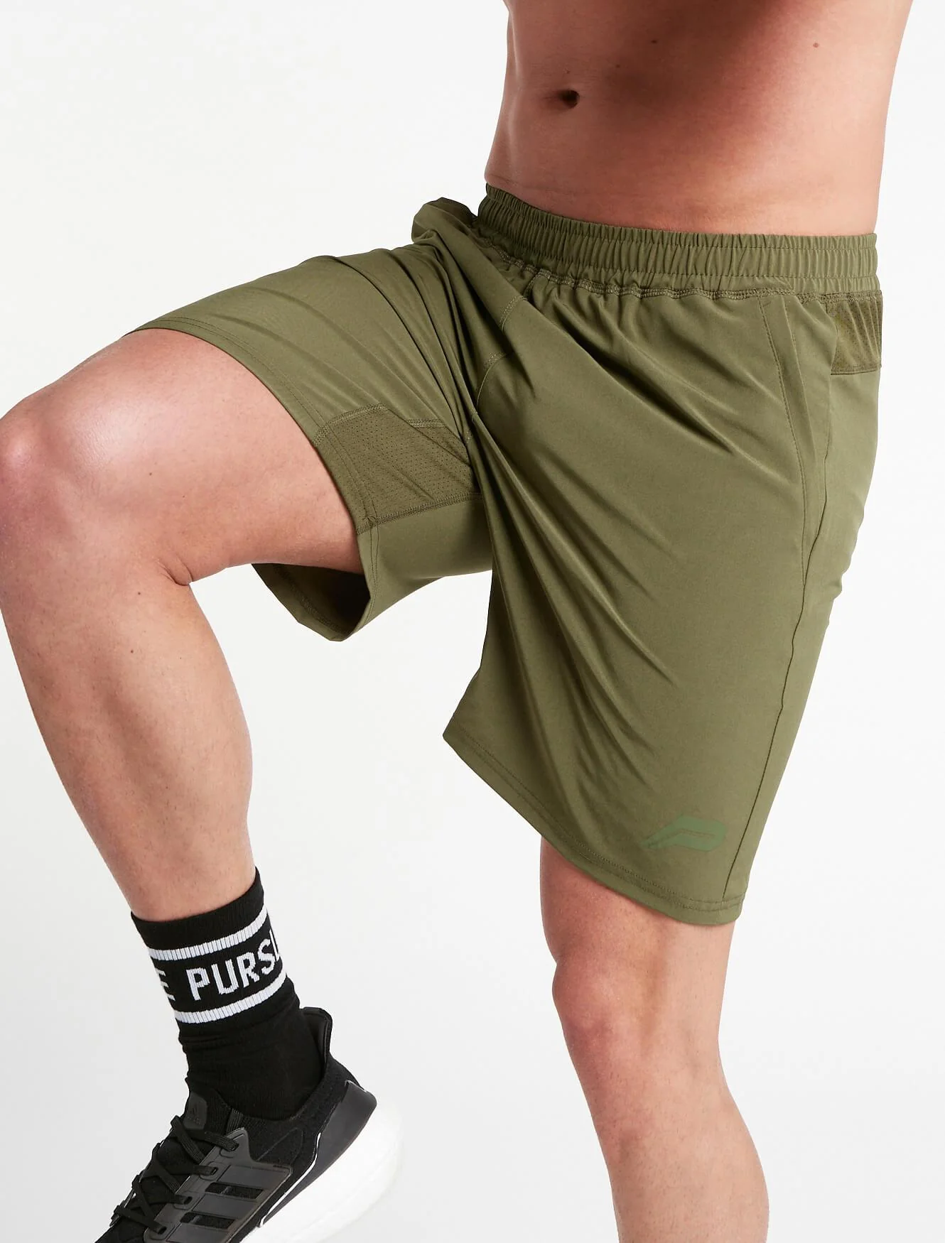 BreathEasy Training Shorts - Khaki - Image 6