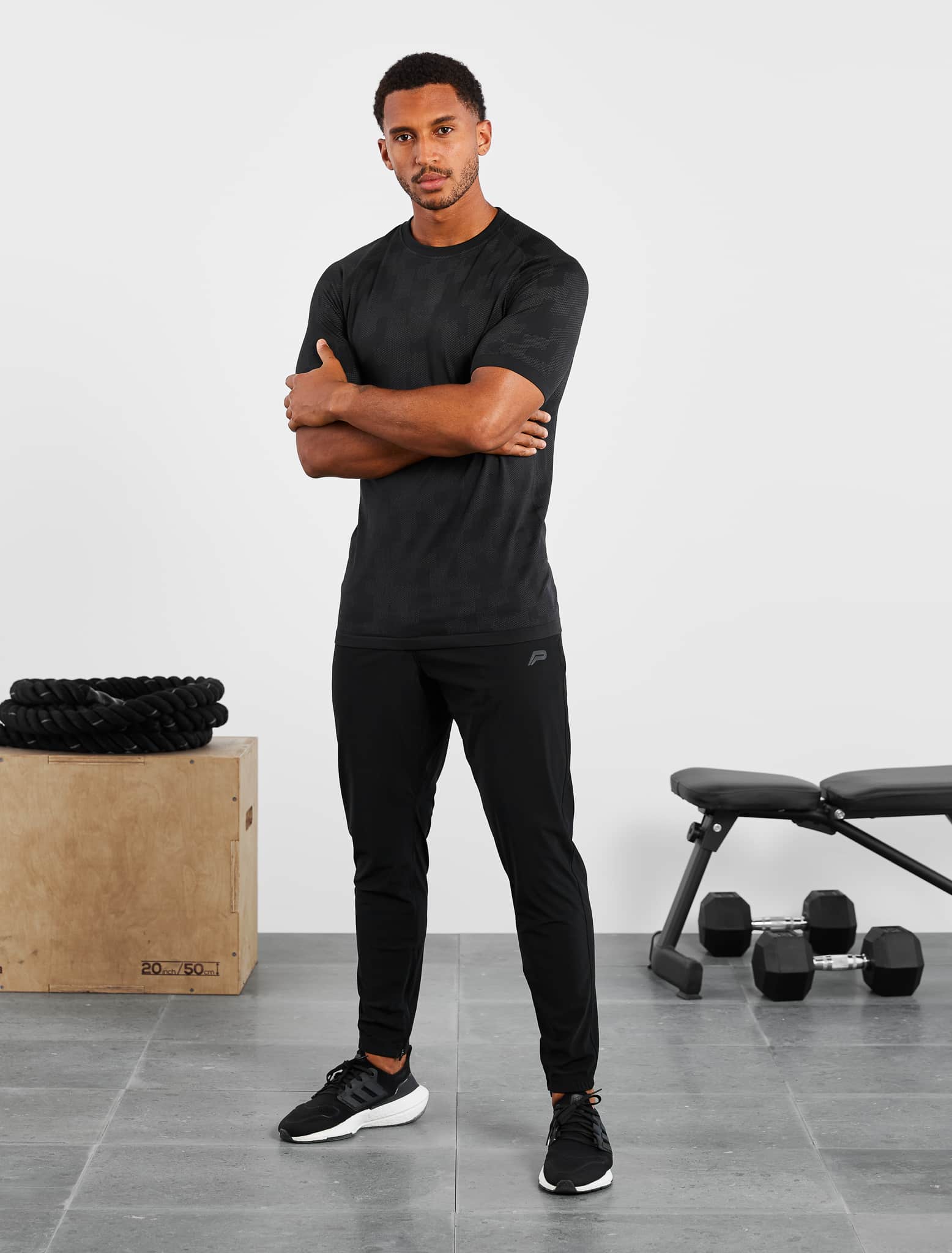 Camo Seamless T-Shirt - Black - Image 5