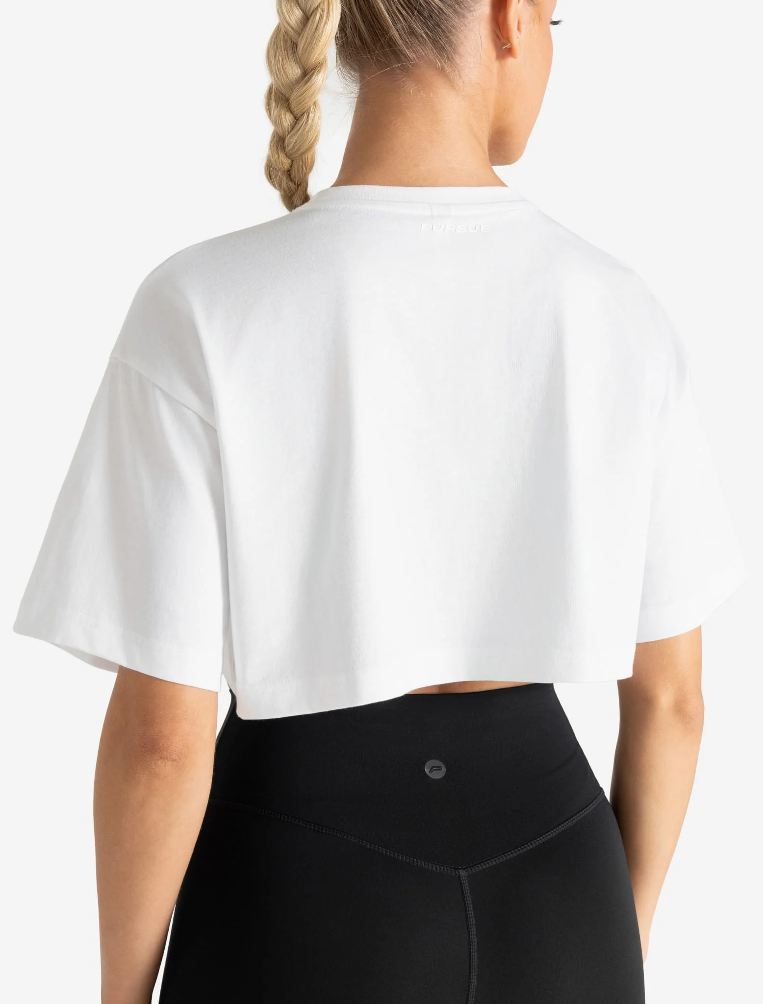 Core Crop T-Shirt - White - Image 2