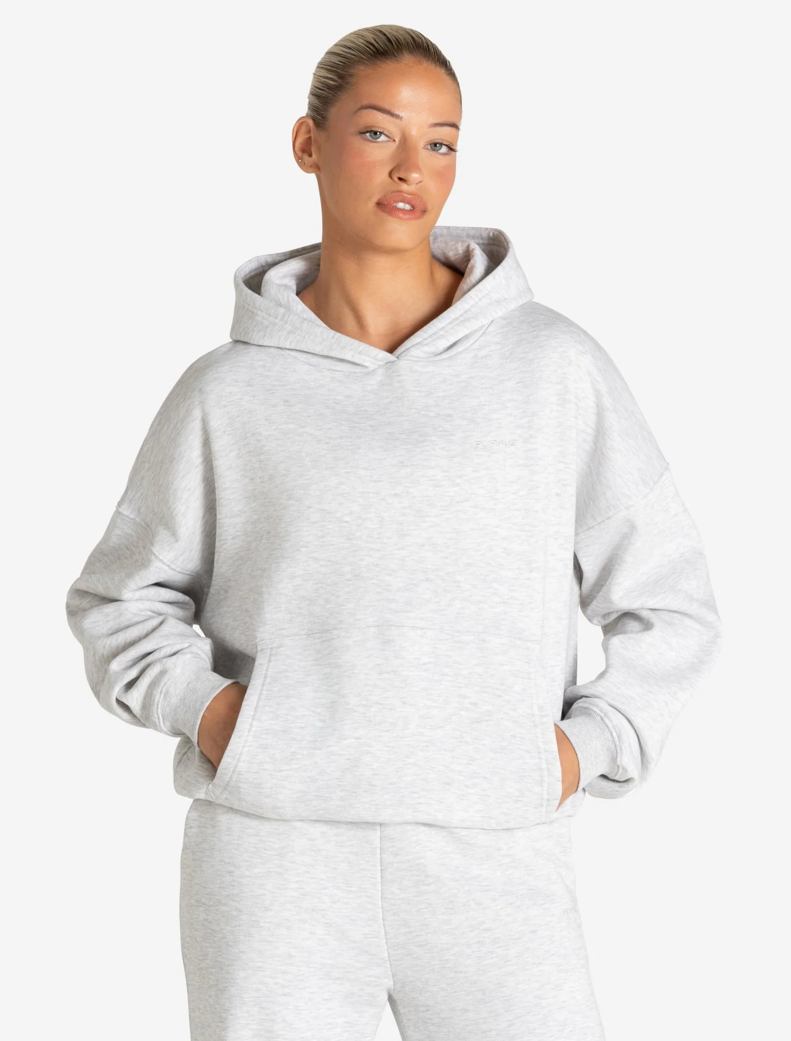 Core Hoodie - Grey Marl - Image 3