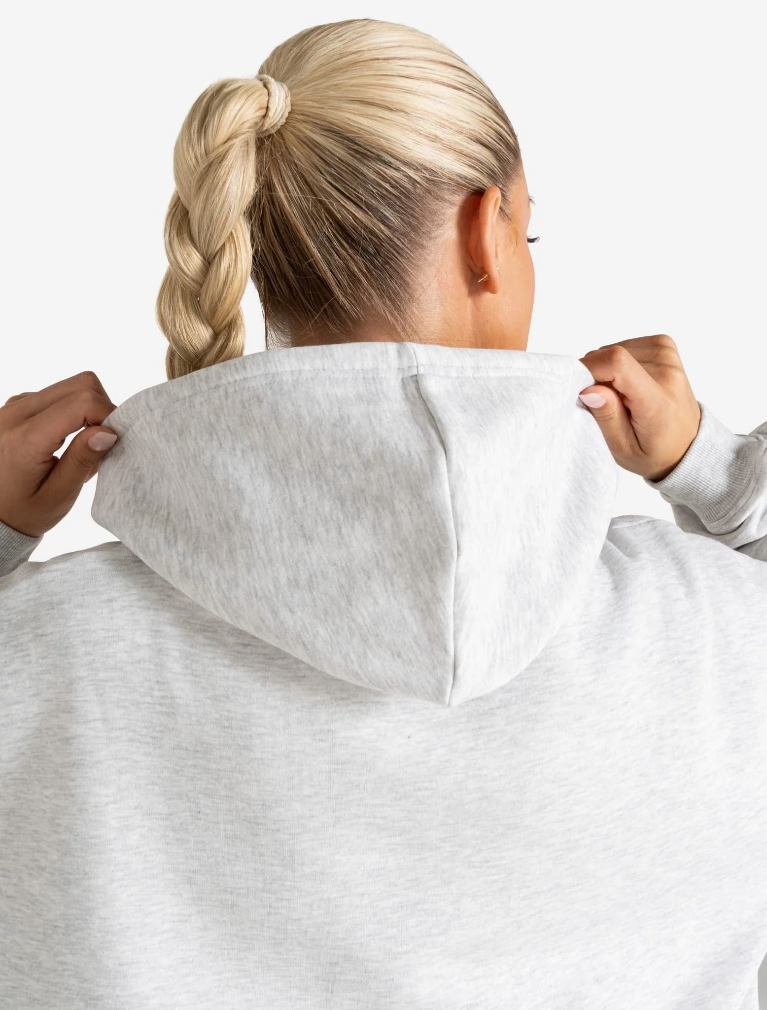 Core Hoodie - Grey Marl - Image 4