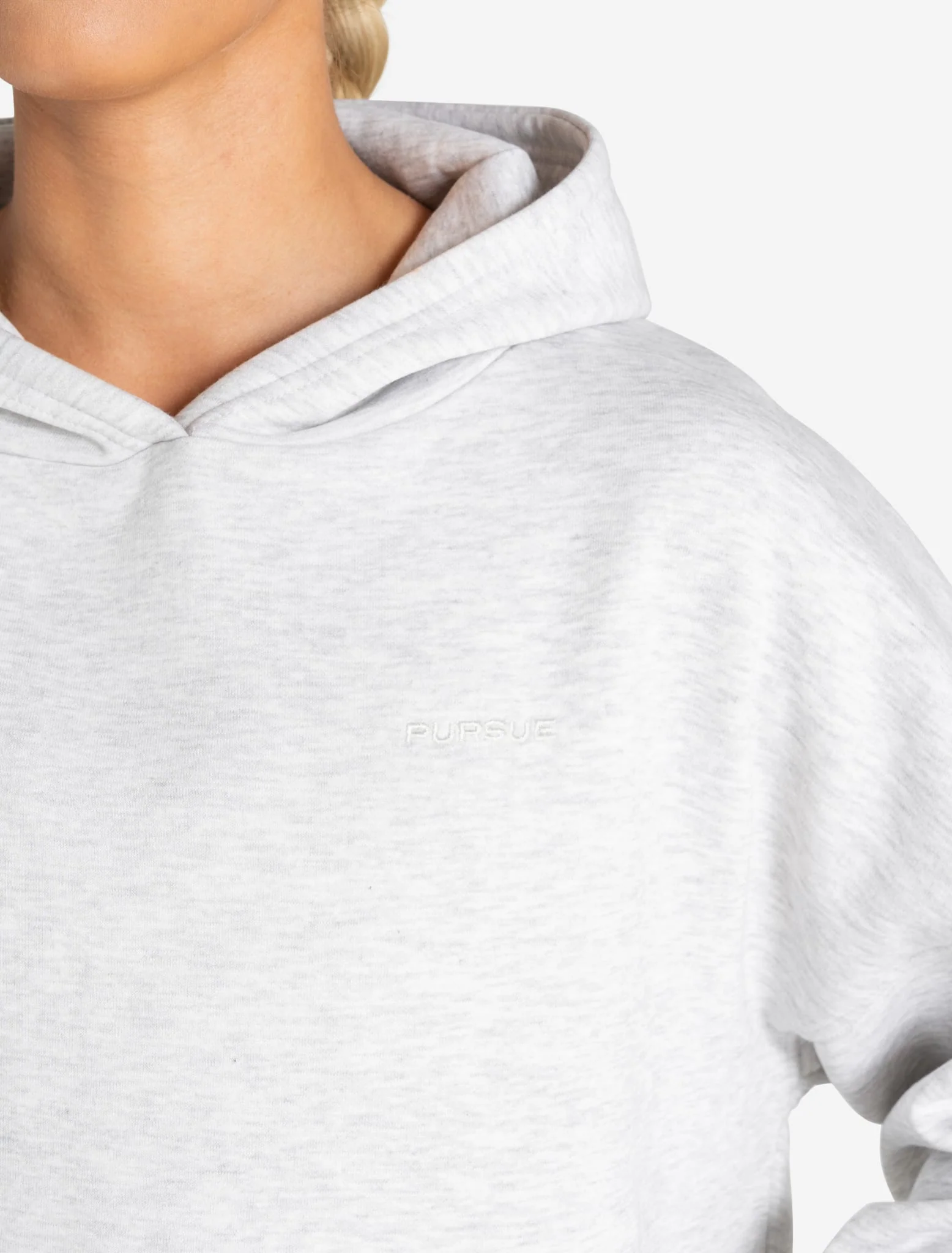 Core Hoodie - Grey Marl - Image 5