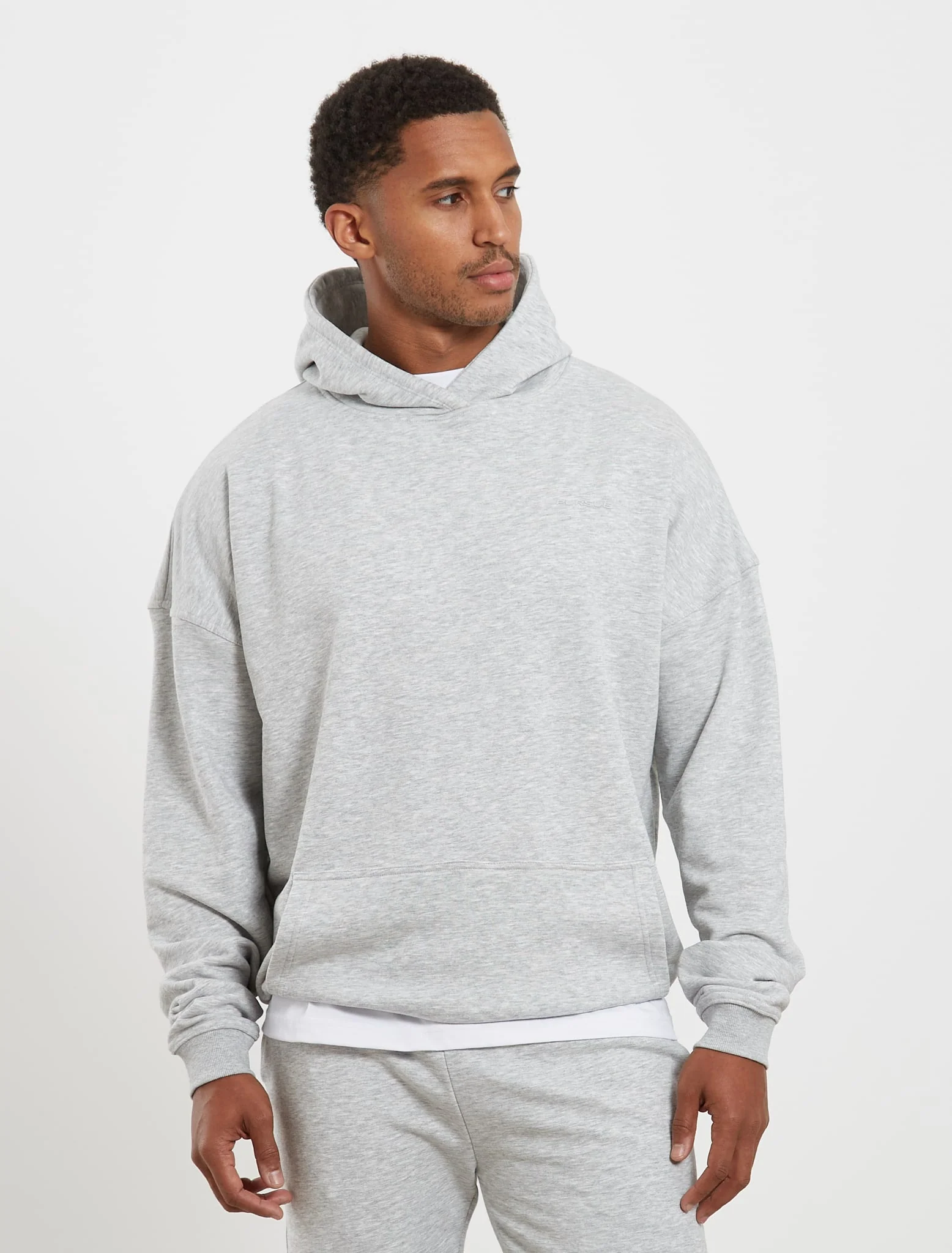 Core Loopback Hoodie - Grey Marl - Image 5