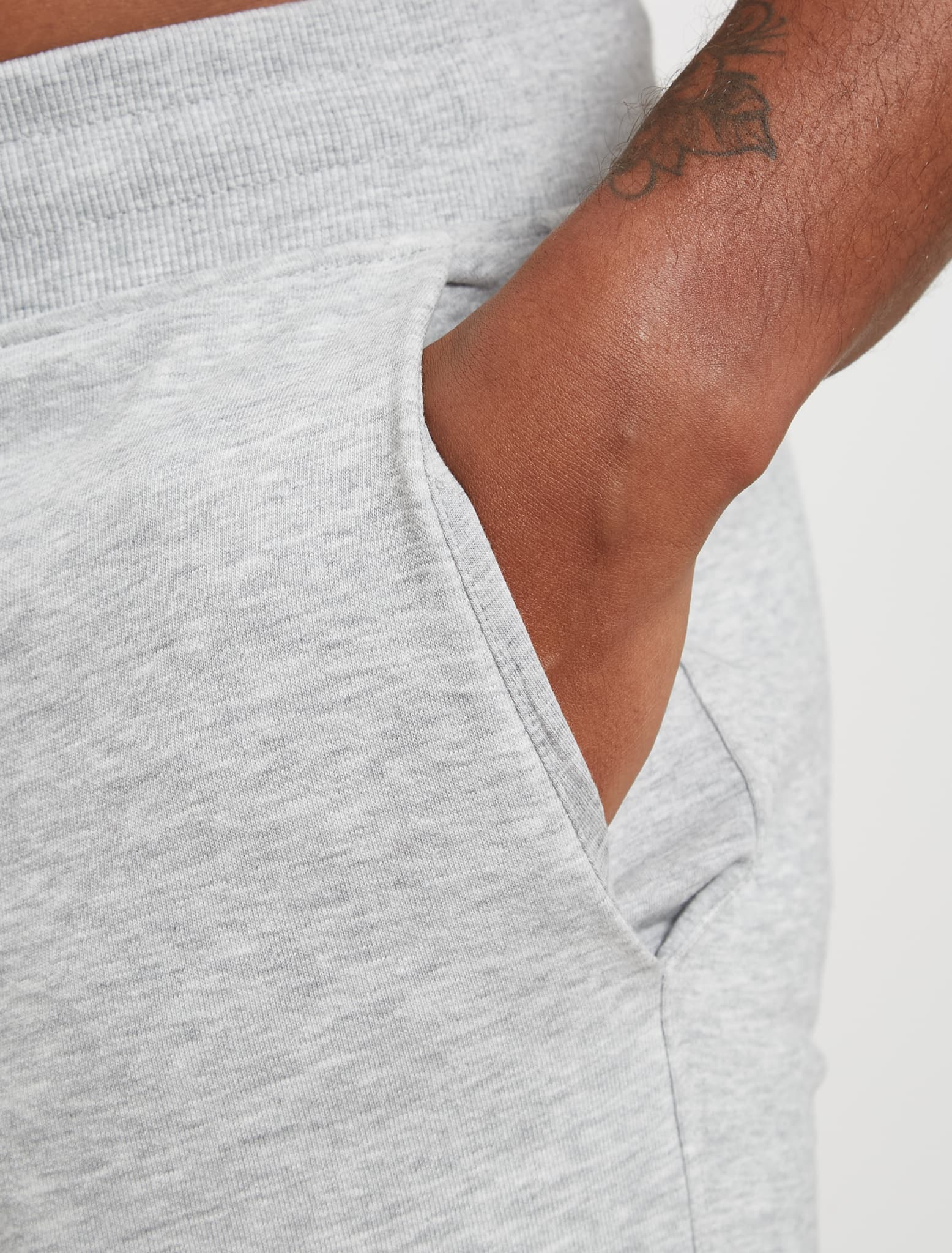 Core Loopback Shorts - Grey Marl - Image 3
