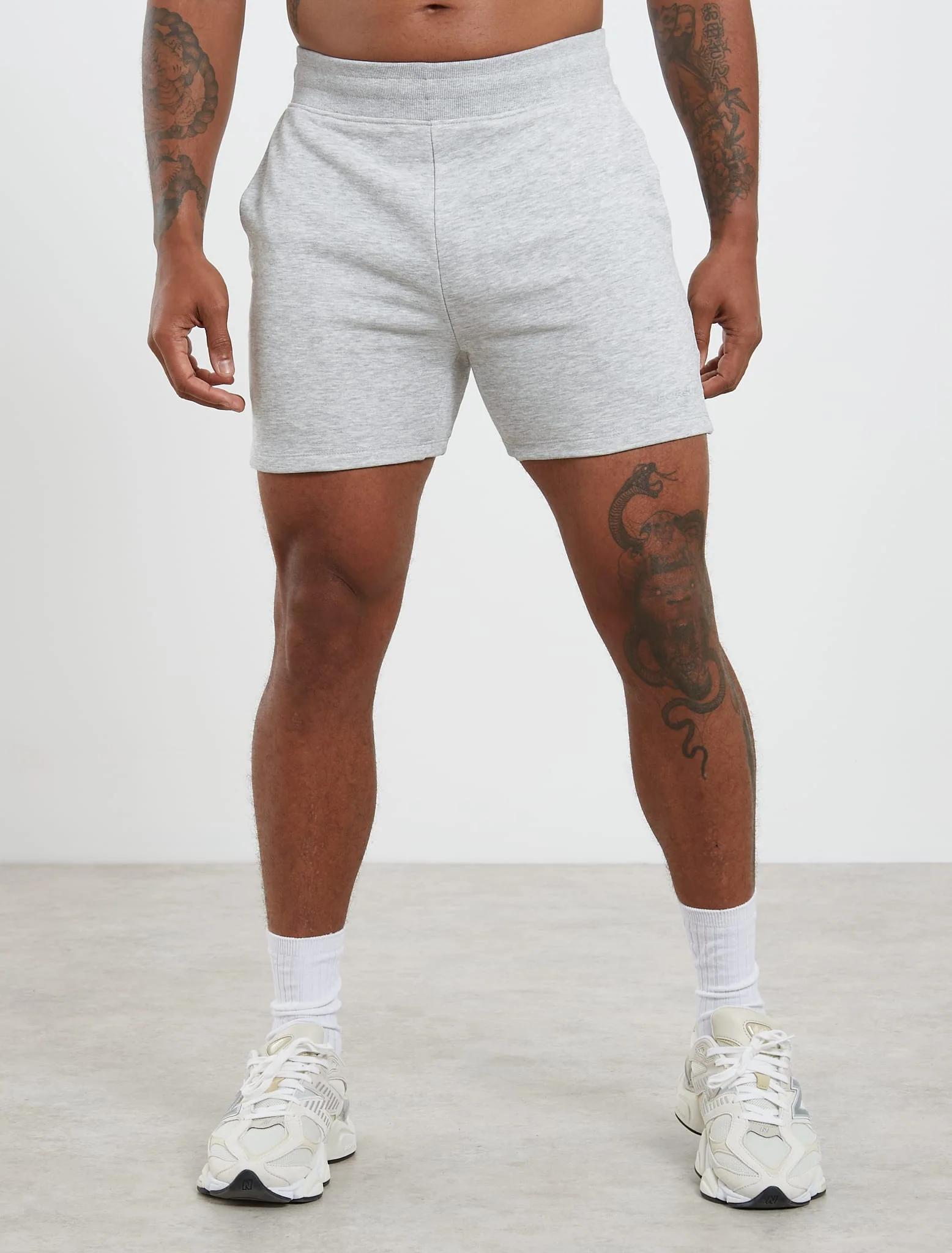 Core Loopback Shorts - Grey Marl - Image 5