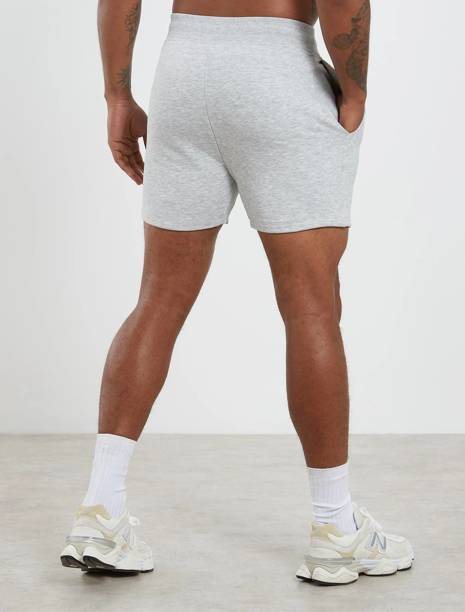 Core Loopback Shorts - Grey Marl - Image 6