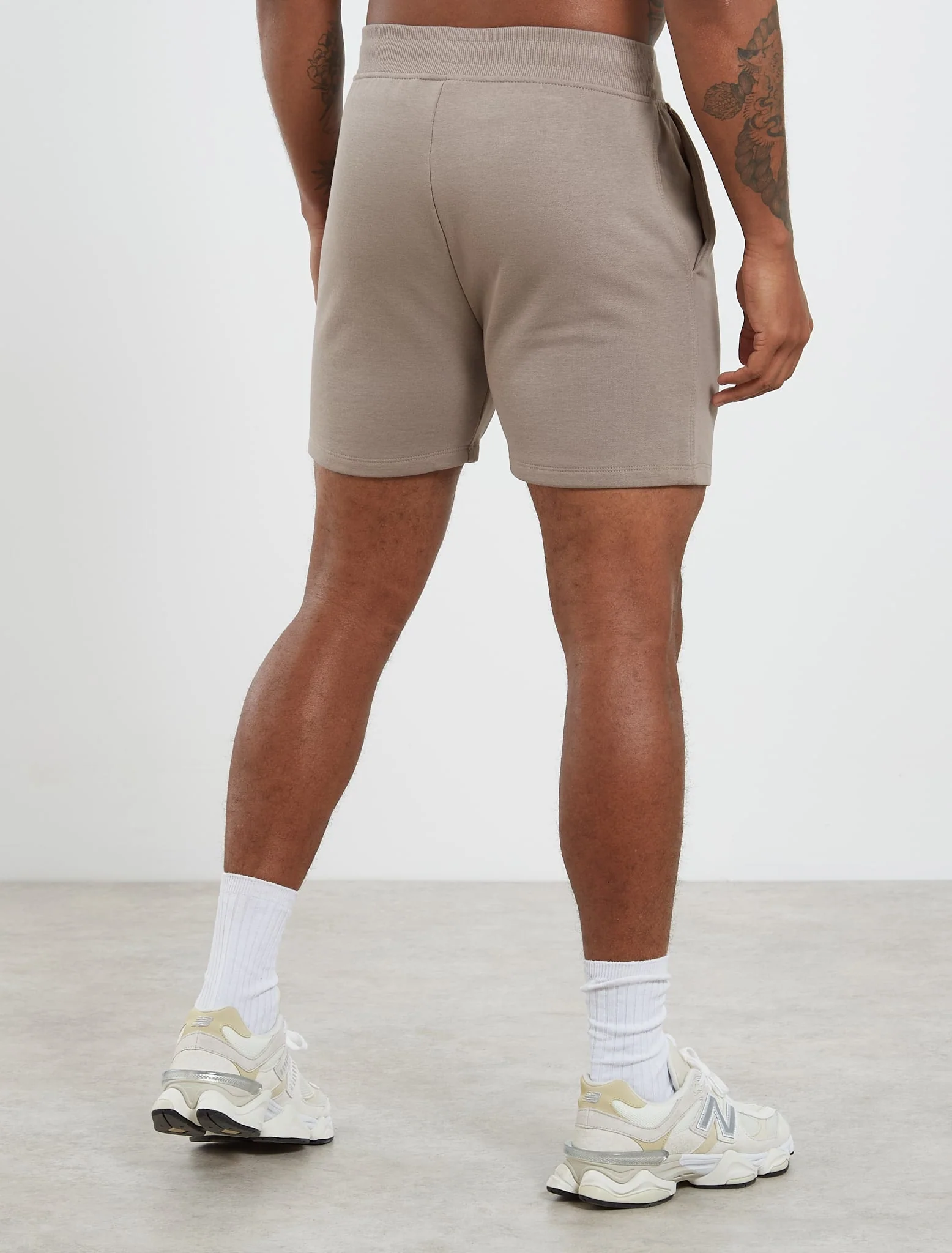 Core Loopback Shorts - Taupe - Image 5