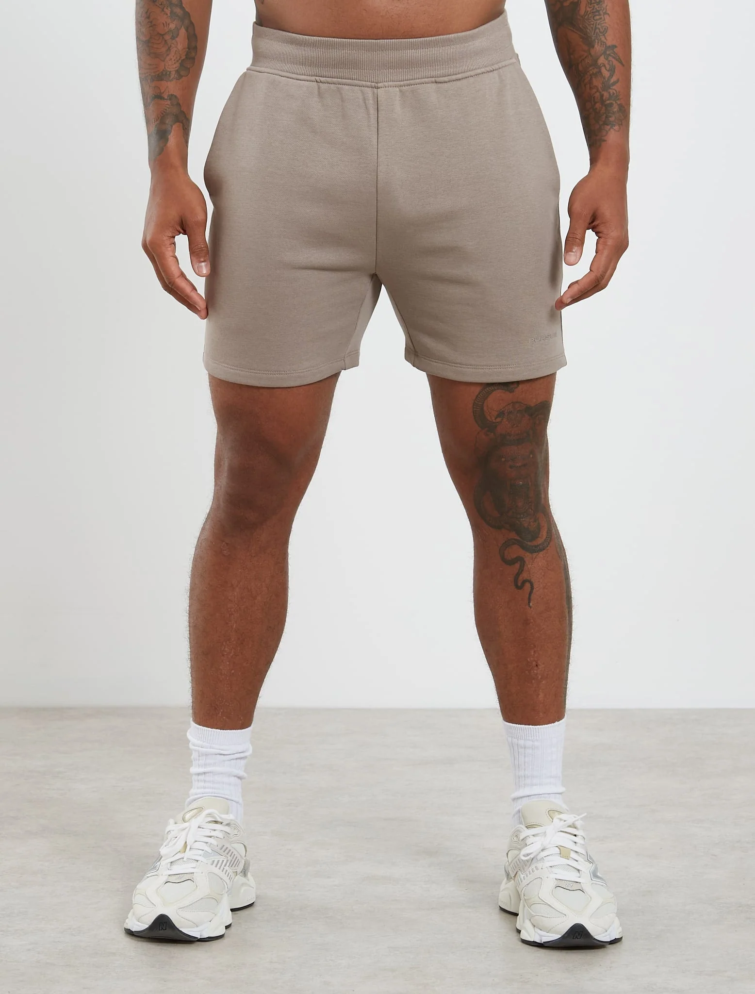 Core Loopback Shorts - Taupe - Image 6