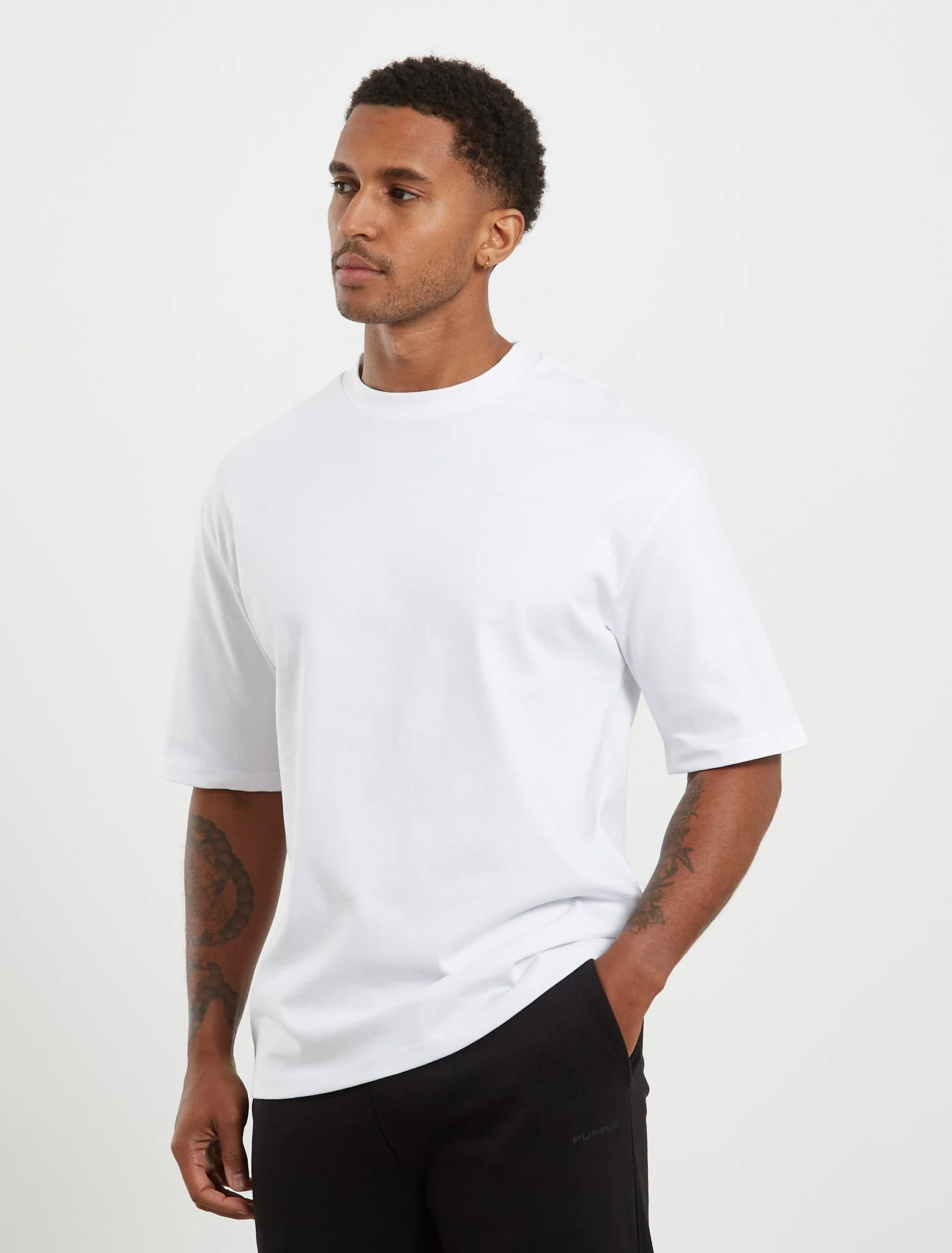 Core Oversized T-Shirt - White - Image 4