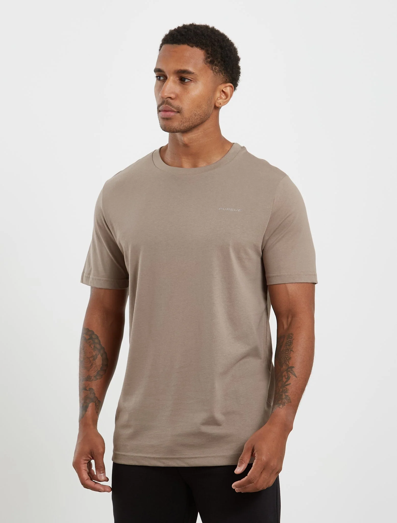 Core Relaxed Fit T-Shirt - Taupe - Image 5