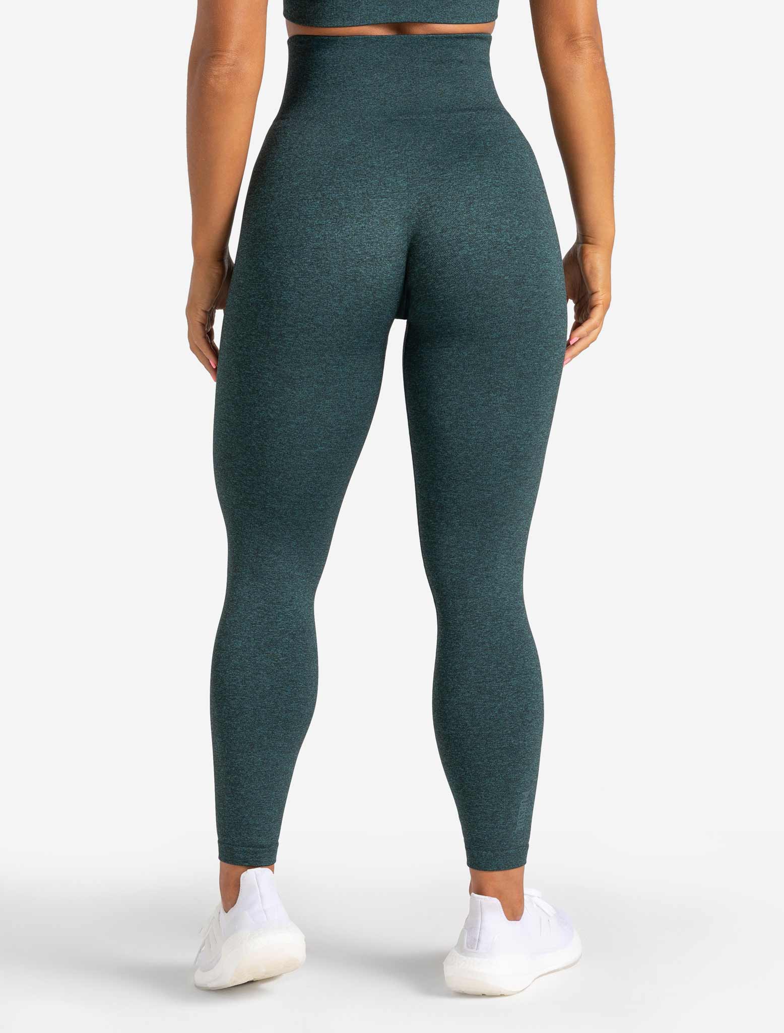 Core Seamless Leggings - Teal Marl - Image 3
