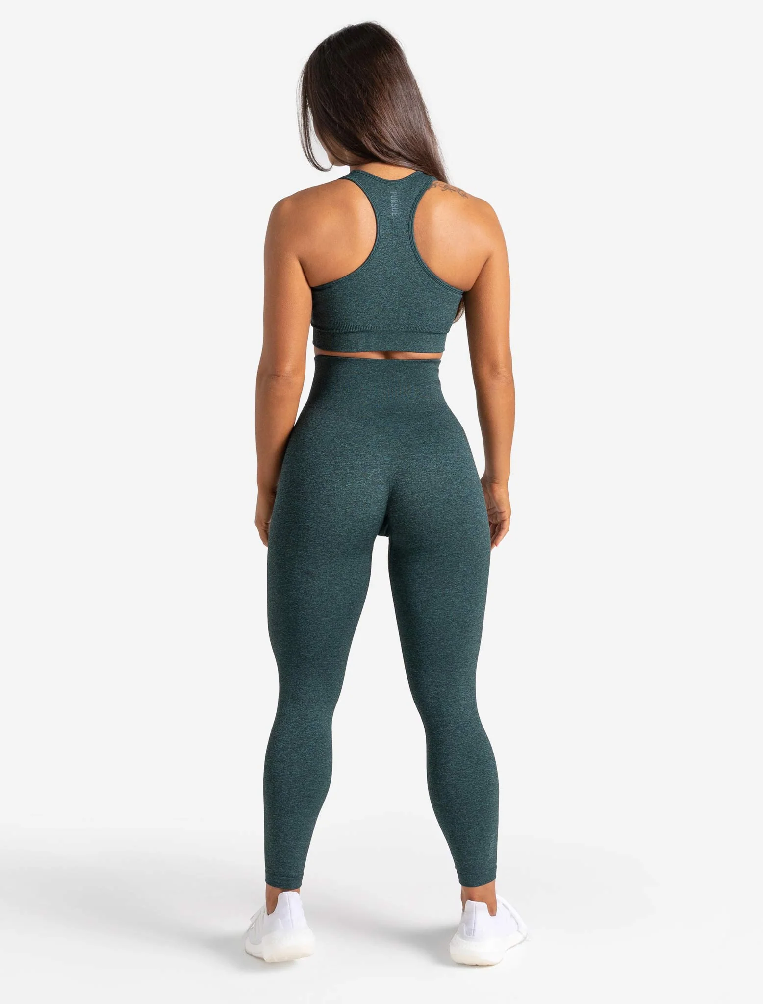 Core Seamless Leggings - Teal Marl - Image 8