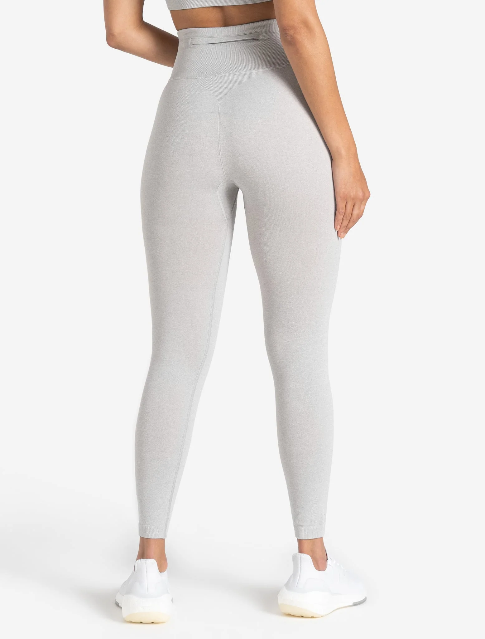 Core Seamless Pocket Leggings - Grey Marl - Image 5
