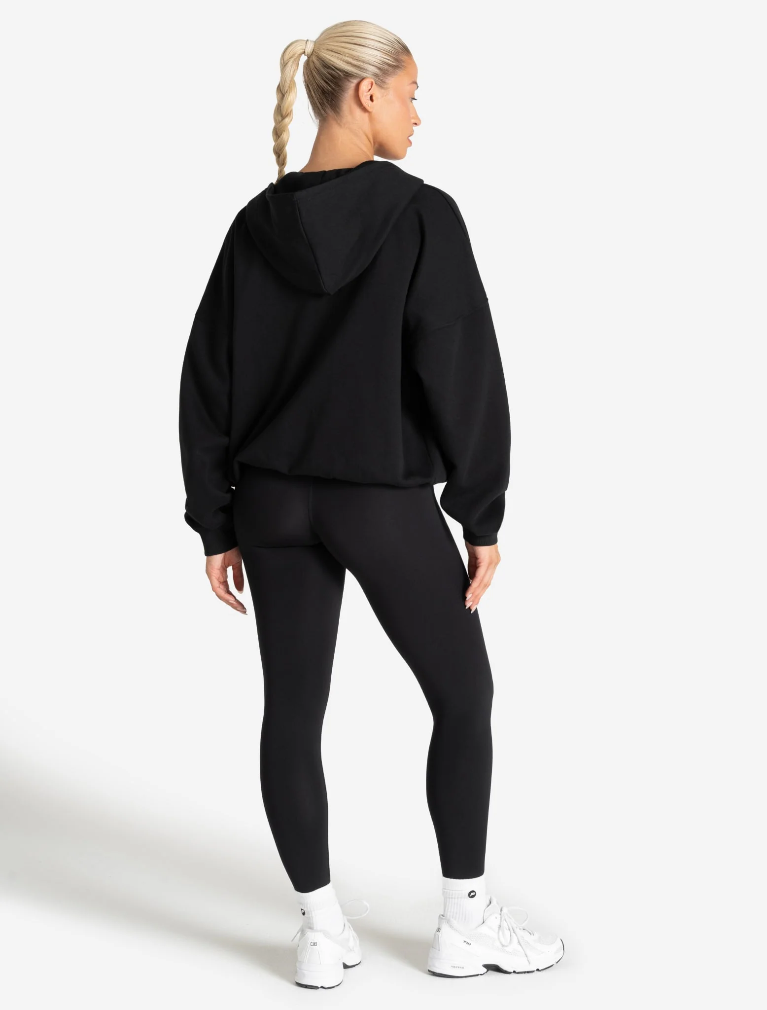 Core Zip Hoodie - Black - Image 4