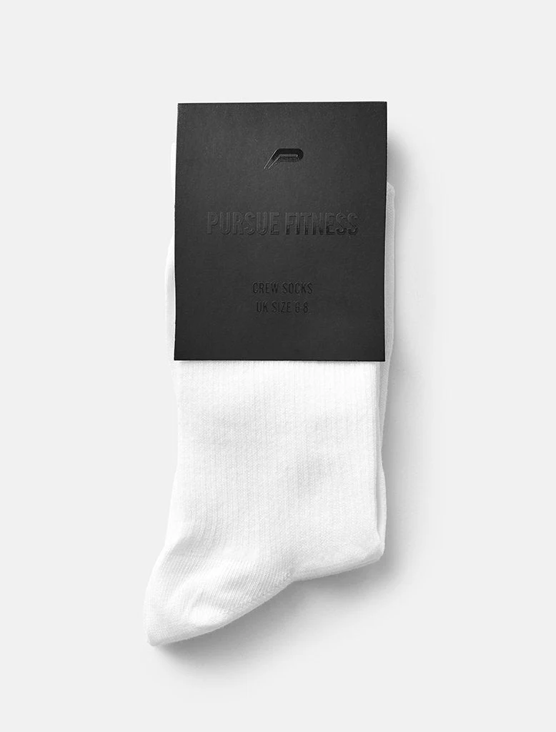 Crew Socks - White (Unisex) - Image 3