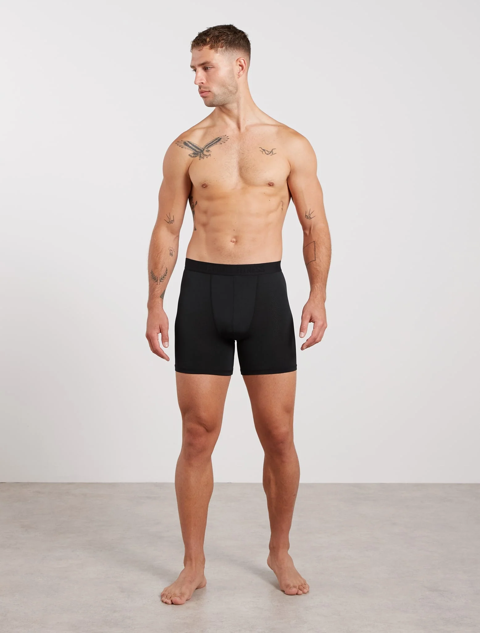 Everyday Boxers - Black (Mid Length) - Image 2